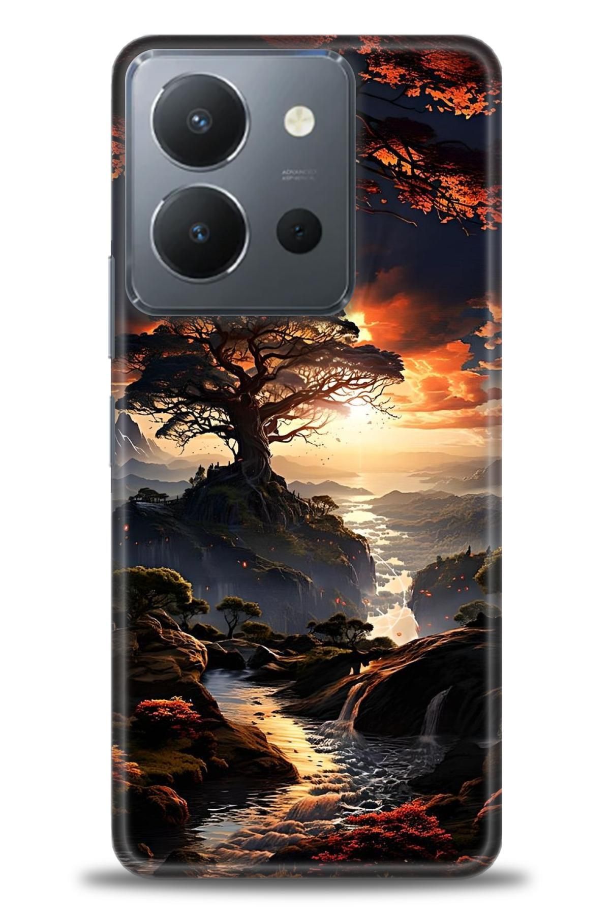 CooperTech Vivo Y36 4G İle Uyumlu HD Baskılı Silikon Kılıf / Y V ÖzelSeri Vivo - 2843