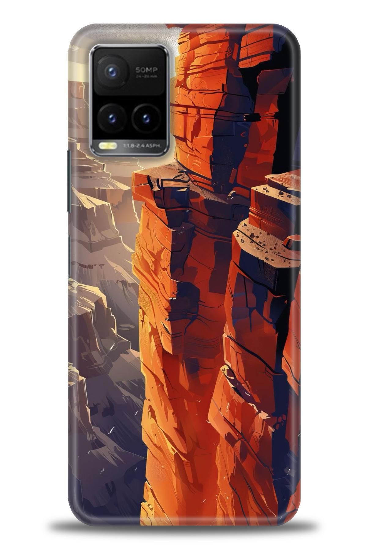 CooperTech Vivo Y21S / Y21 İle Uyumlu HD Baskılı Silikon Kılıf - ÖzelSeriVivo - 2380