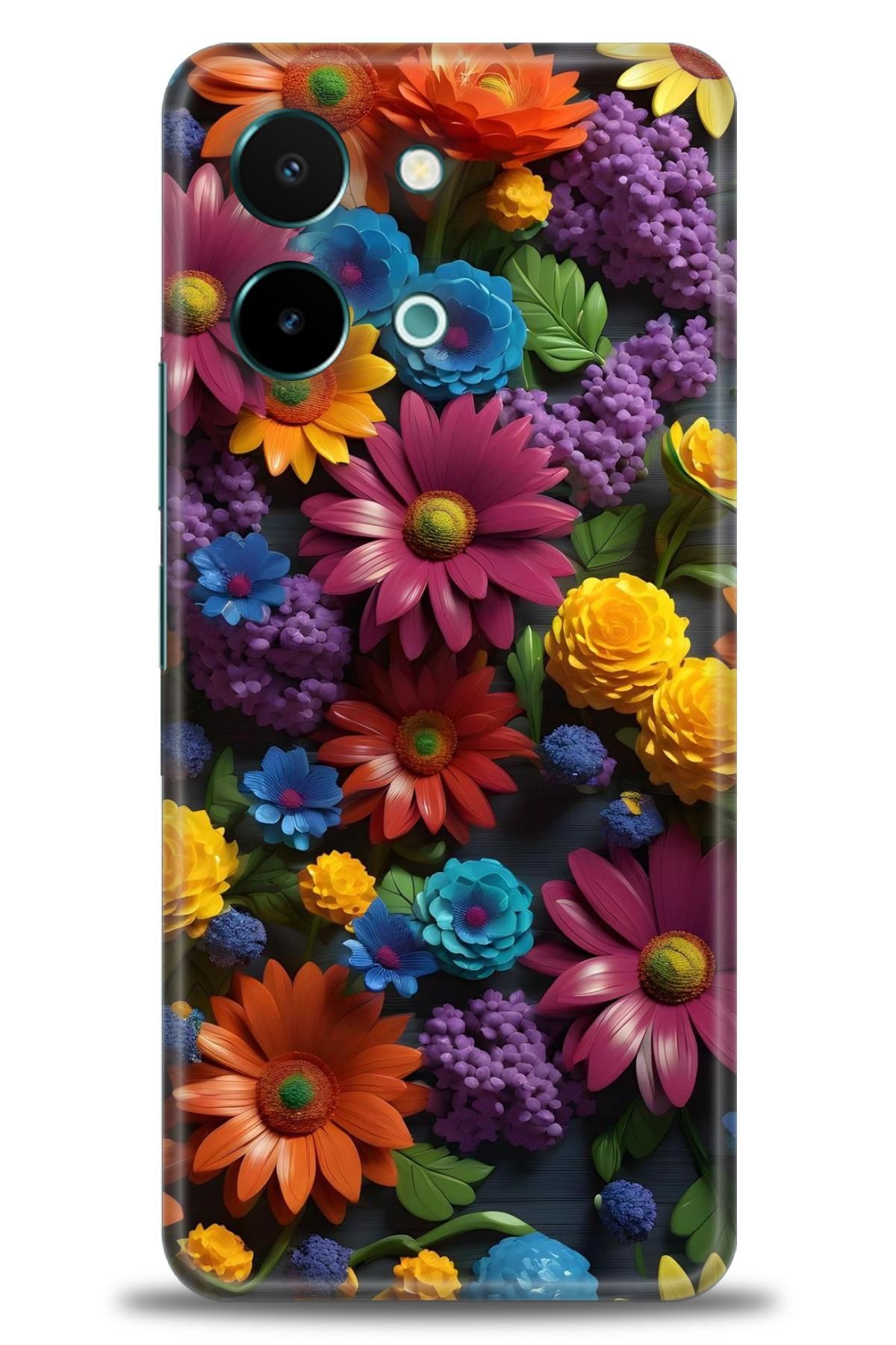 CooperTech Vivo Y28 İle Uyumlu HD Baskılı Silikon Kılıf - ÖzelSeriVivo - 2748
