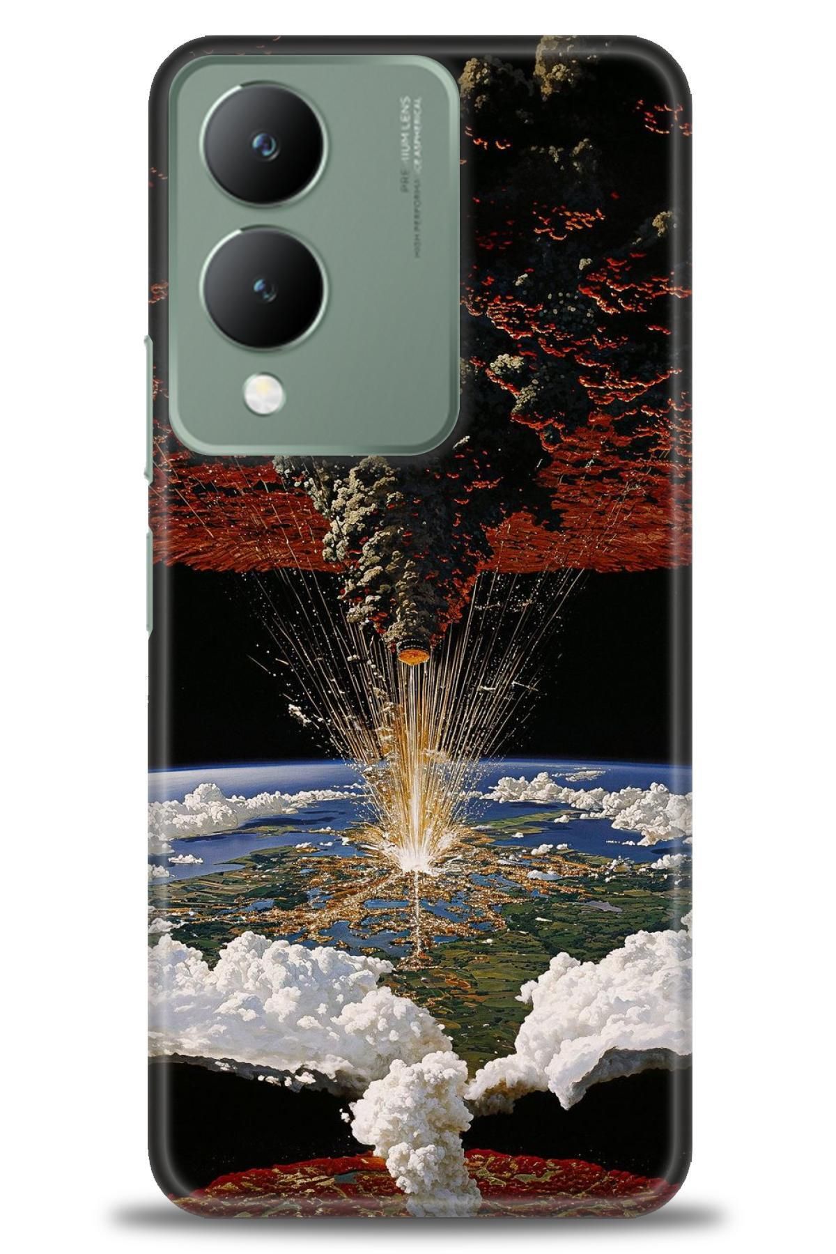 CooperTech Vivo Y17S İle Uyumlu HD Baskılı Silikon Kılıf - ÖzelSeriVivo - 2096