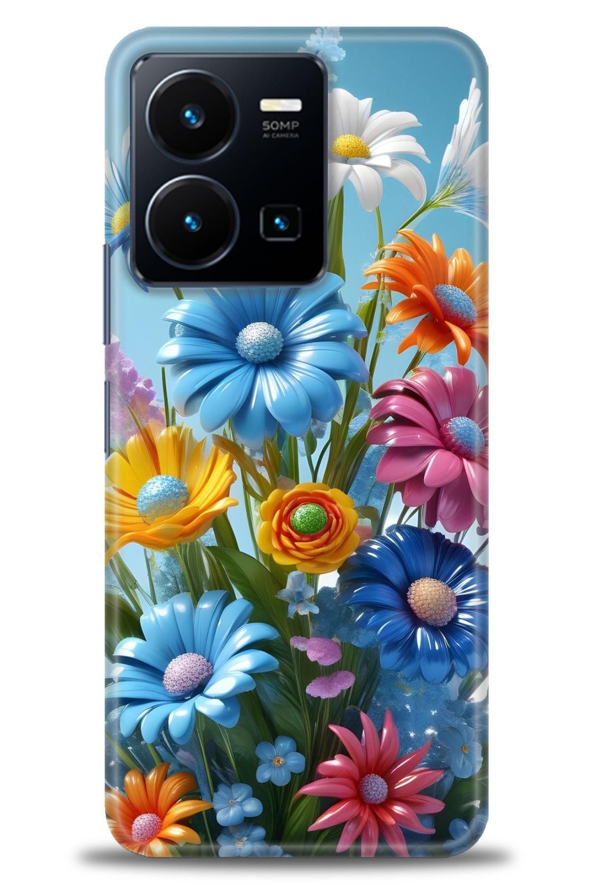 CooperTech Vivo Y22S İle Uyumlu HD Baskılı Silikon Kılıf - ÖzelSeriVivo - 2433
