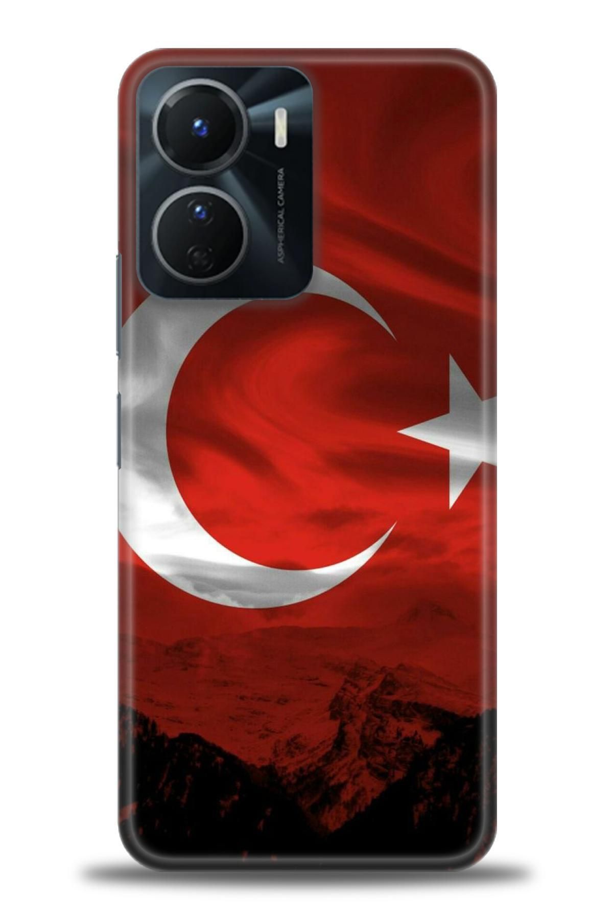CooperTech Vivo Y16 İle Uyumlu HD Baskılı Silikon Kılıf / Y V ÖzelSeri Vivo - 2443
