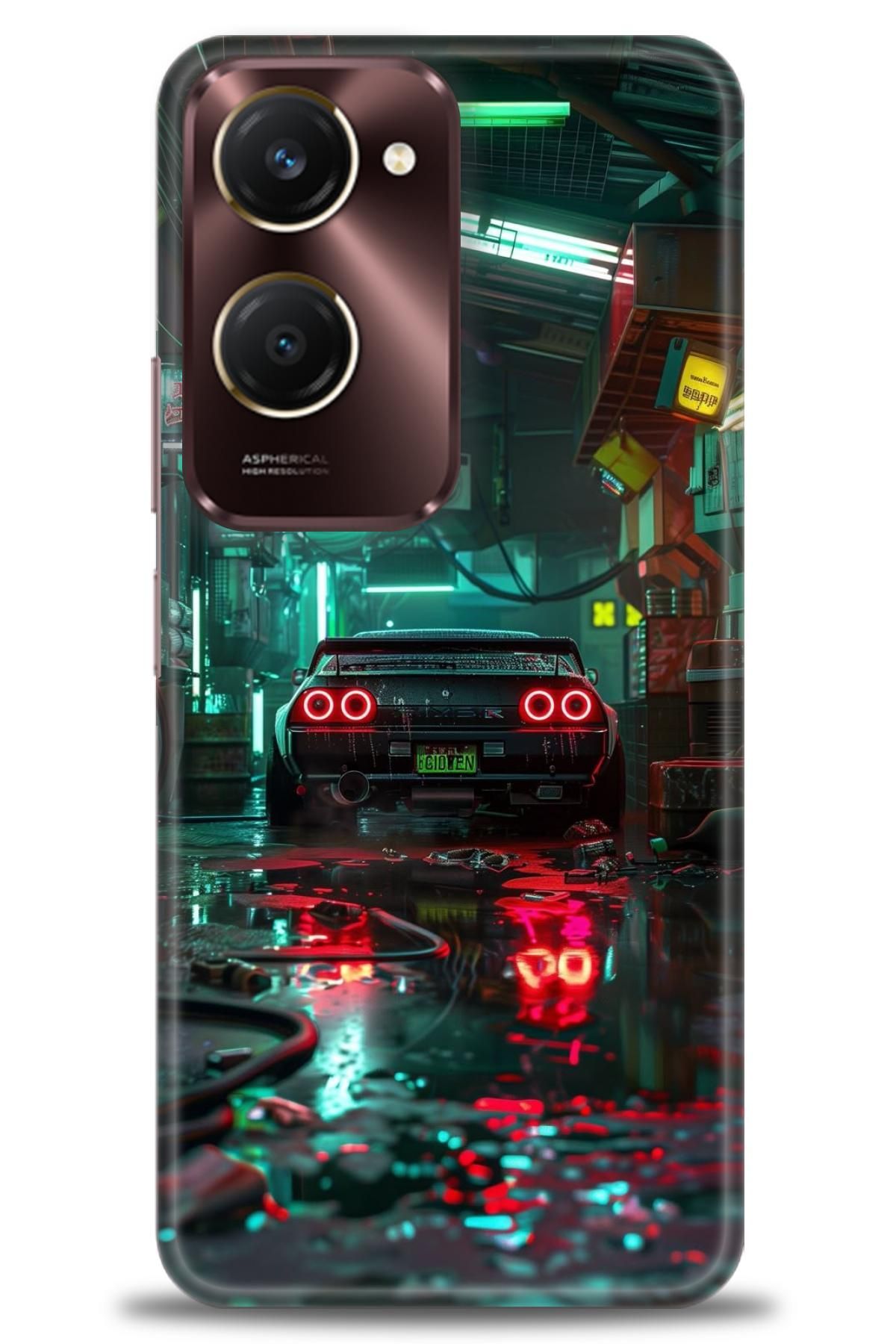 CooperTech Vivo Y18 İle Uyumlu HD Baskılı Silikon Kılıf - ÖzelSeriVivo - 2988