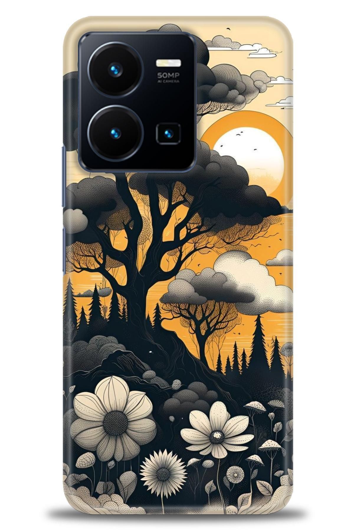 CooperTech Vivo Y22S İle Uyumlu HD Baskılı Silikon Kılıf - ÖzelSeriVivo - 2253