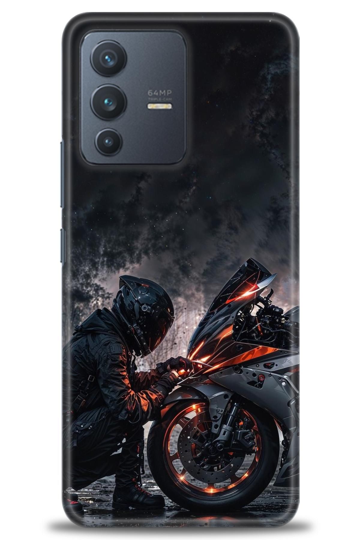 CooperTech Vivo V23 5G İle Uyumlu HD Baskılı Silikon Kılıf / Y V ÖzelSeri Vivo - 2317