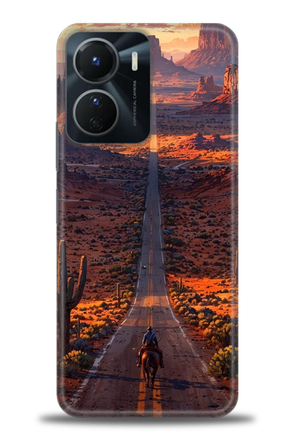 CooperTech Vivo Y16 İle Uyumlu HD Baskılı Silikon Kılıf / Y V ÖzelSeri Vivo - 2971
