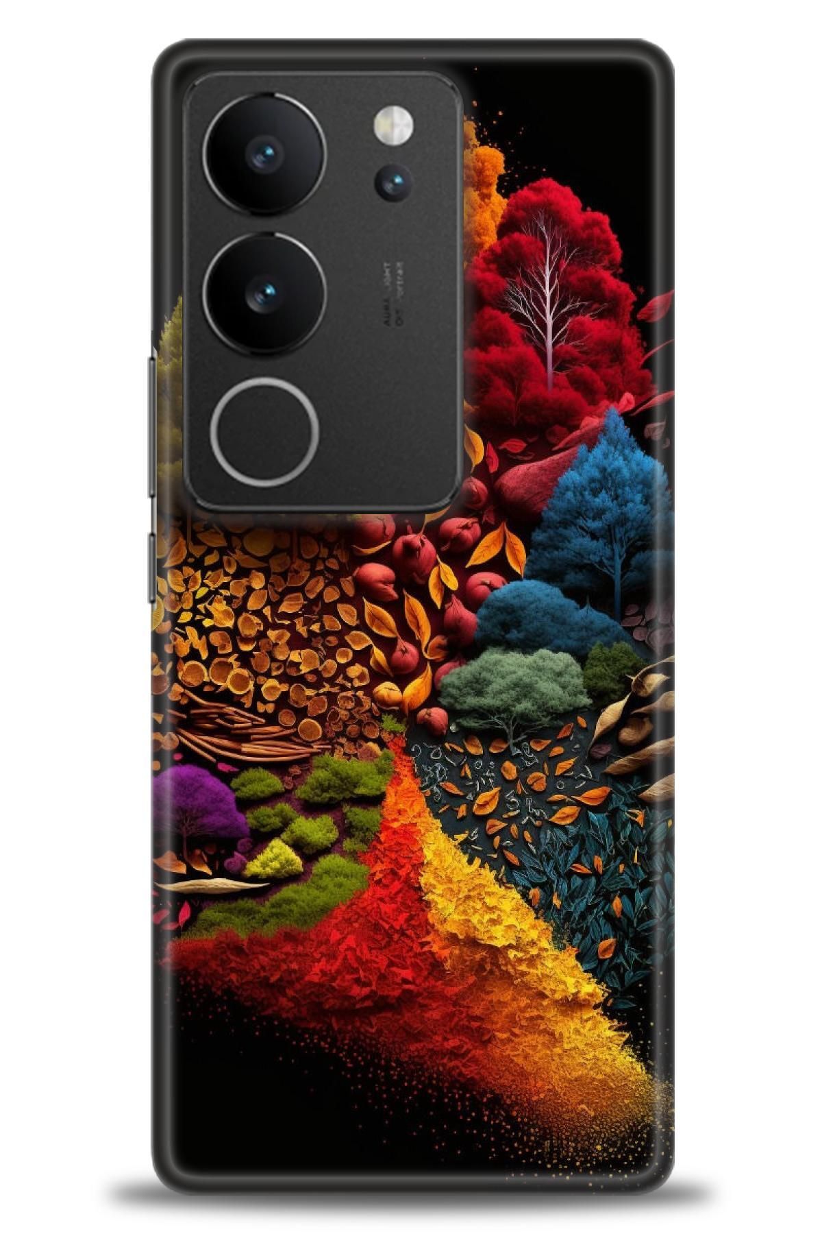 CooperTech Vivo V29 5G İle Uyumlu HD Baskılı Silikon Kılıf - ÖzelSeriVivo - 2908