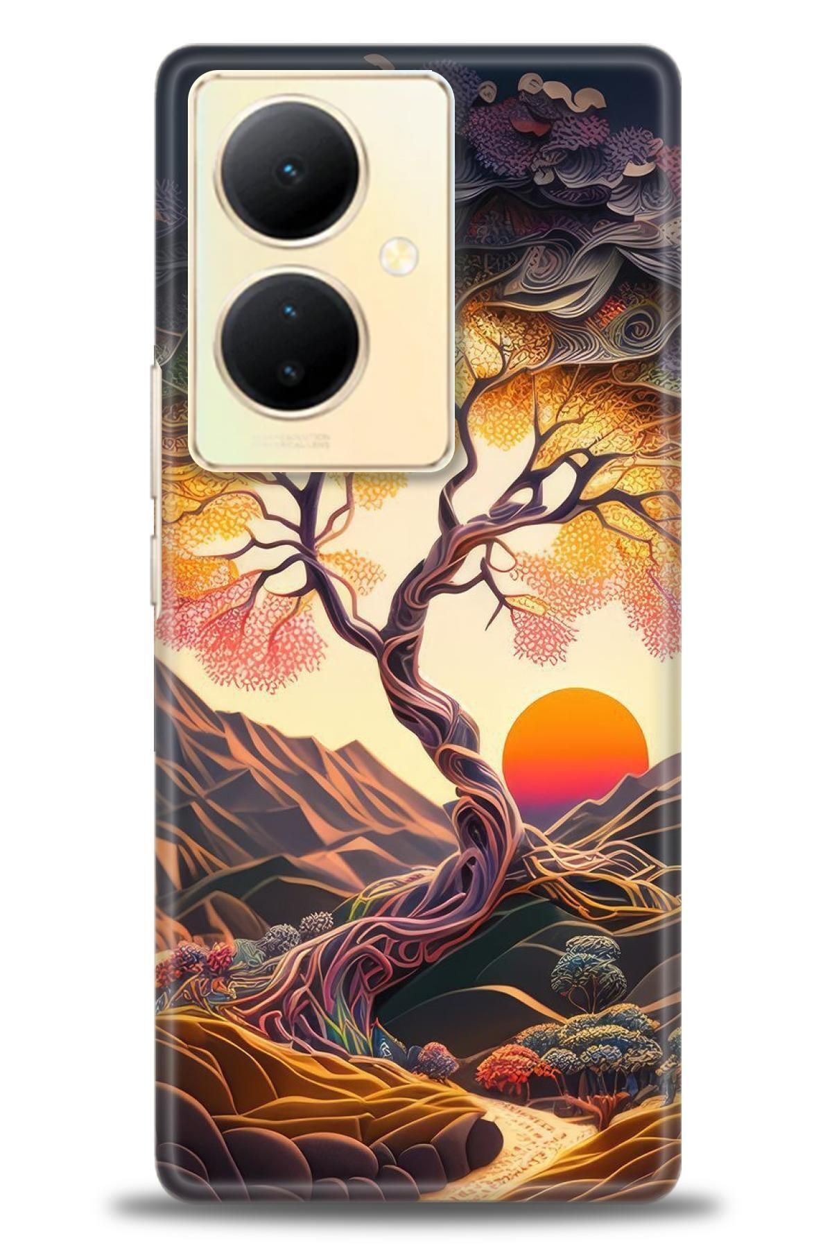 CooperTech Vivo V29 Lite 5G İle Uyumlu HD Baskılı Silikon Kılıf - ÖzelSeriVivo - 2956