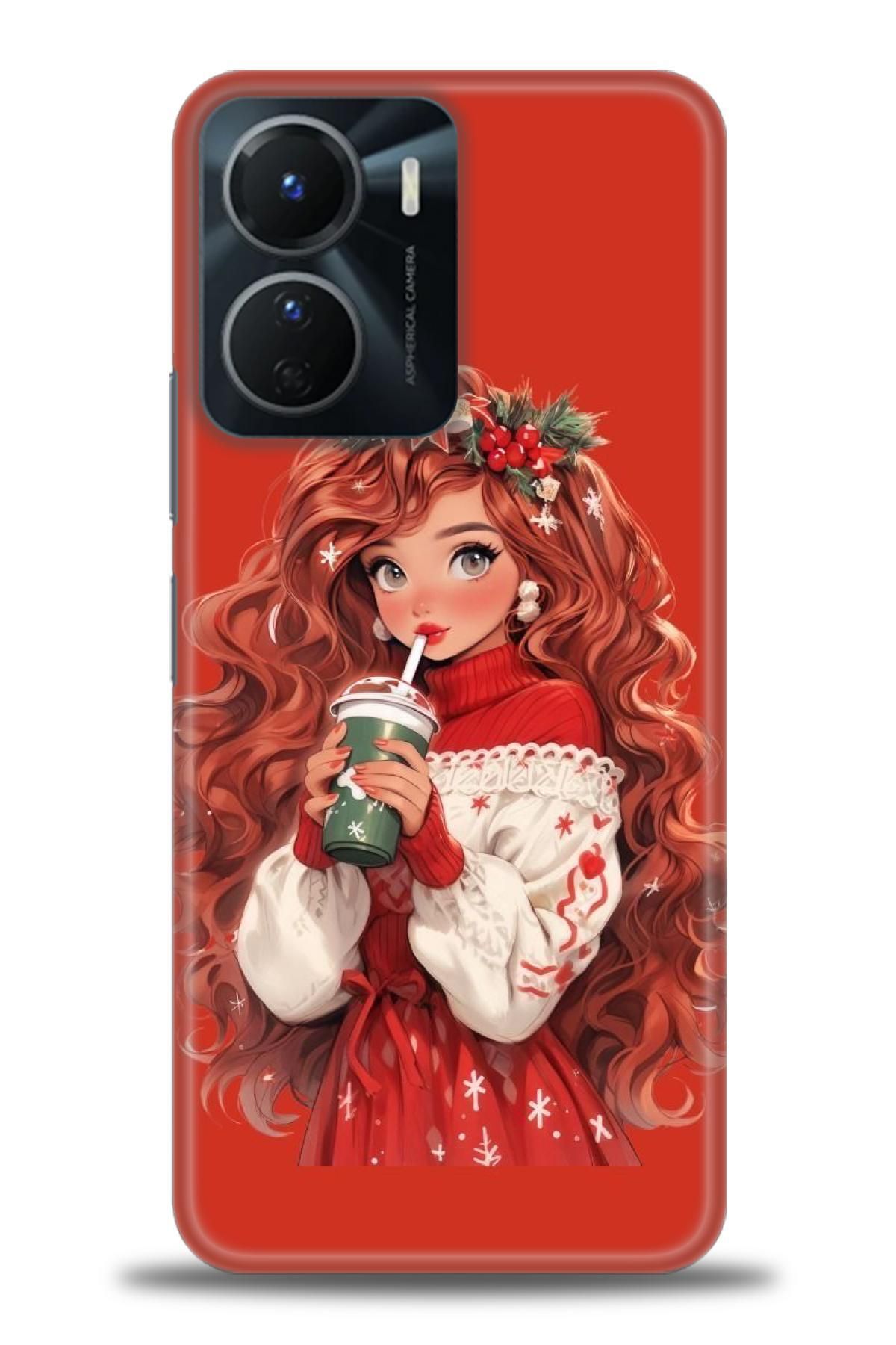 CooperTech Vivo Y16 İle Uyumlu HD Baskılı Silikon Kılıf - ÖzelSeriVivo - 2228