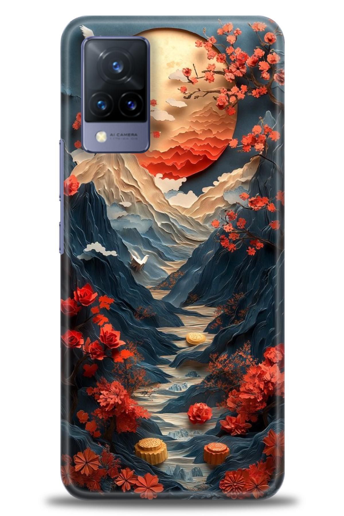 CooperTech Vivo V21 / V21E İle Uyumlu HD Baskılı Silikon Kılıf / Y V ÖzelSeri Vivo - 2955