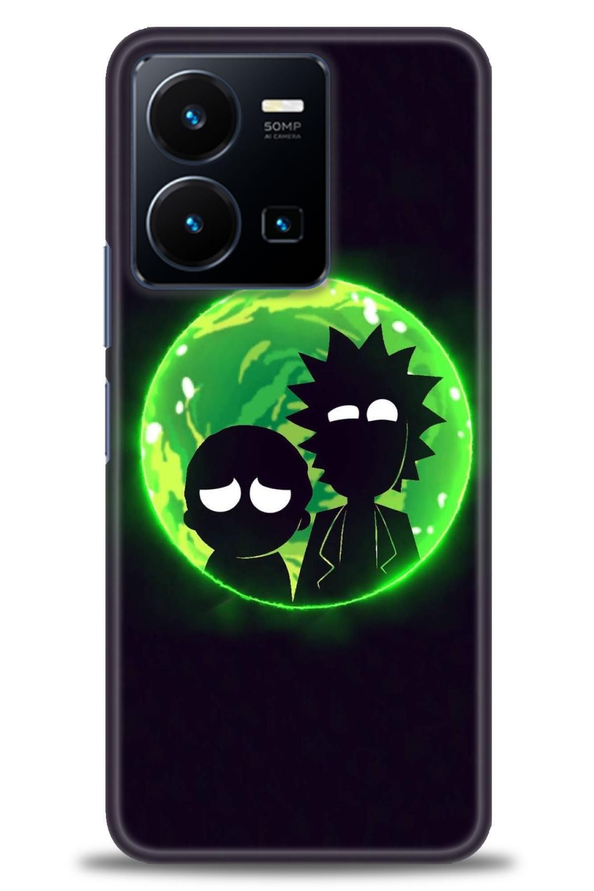 CooperTech Vivo Y22S İle Uyumlu HD Baskılı Silikon Kılıf / Y V ÖzelSeri Vivo - 2544