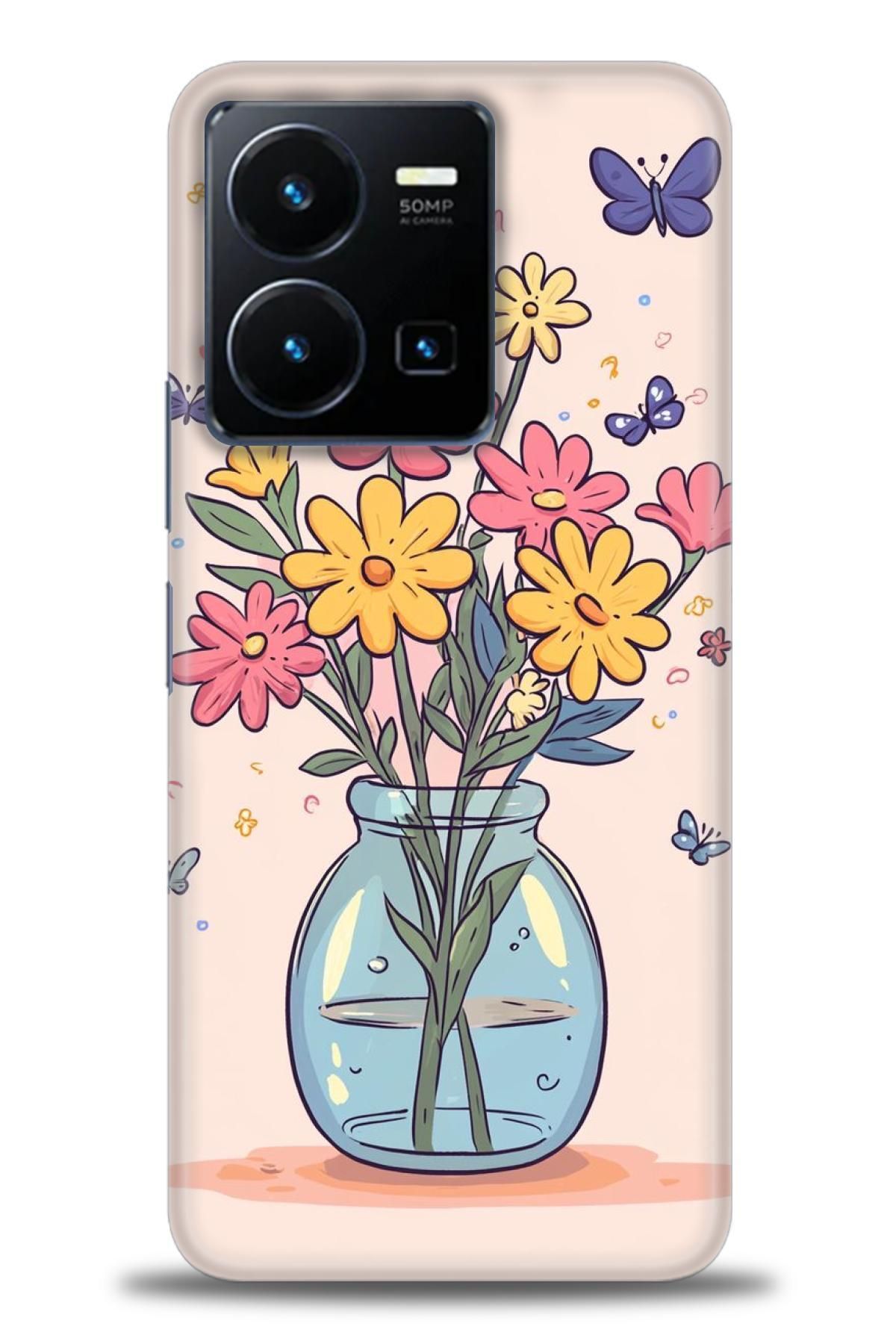 CooperTech Vivo Y35 İle Uyumlu HD Baskılı Silikon Kılıf - ÖzelSeriVivo - 2941