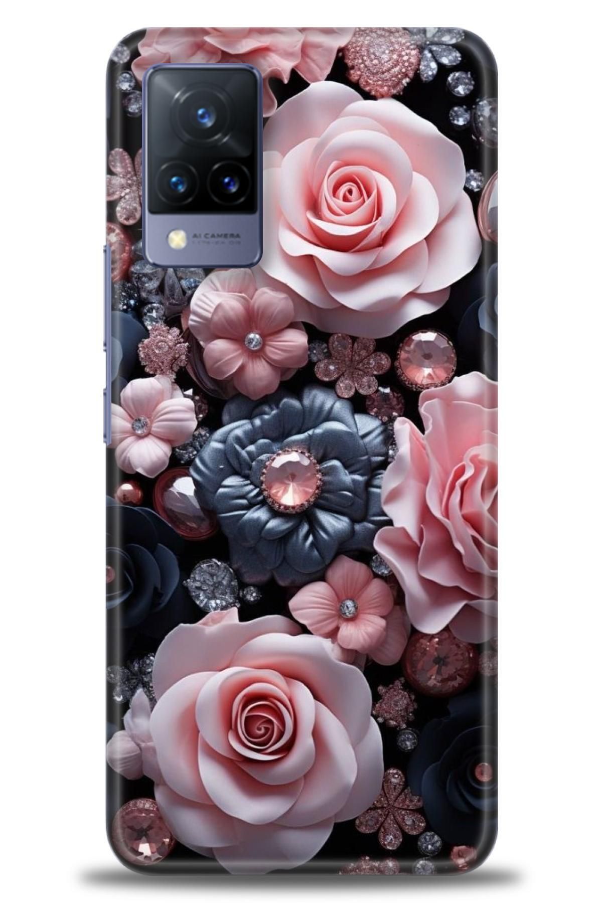 CooperTech Vivo V21 / V21E İle Uyumlu HD Baskılı Silikon Kılıf / Y V ÖzelSeri Vivo - 2588