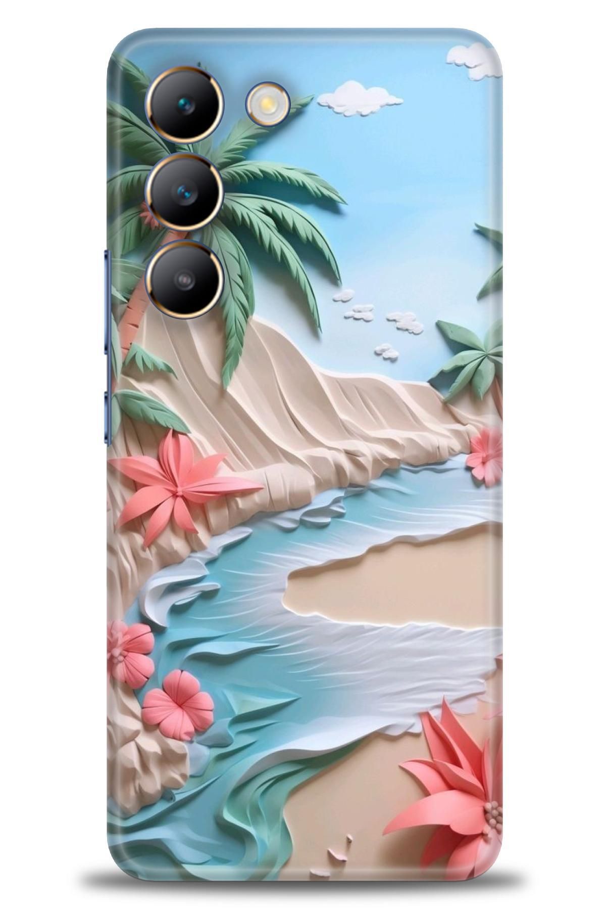 CooperTech Vivo V30 Lite İle Uyumlu HD Baskılı Silikon Kılıf / Y V ÖzelSeri Vivo - 2230