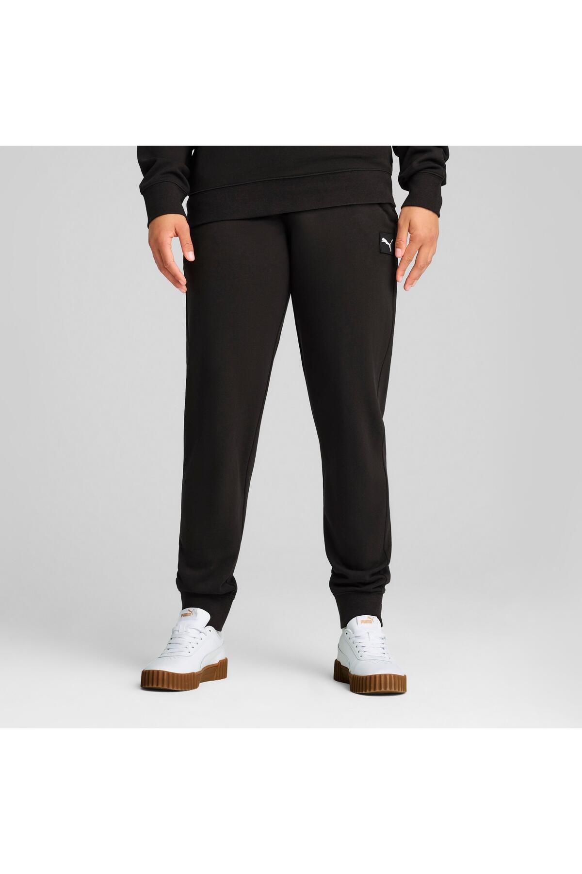 Puma-Essentials Elevated Kadın Siyah Eşofman Altı (690899-01) 5