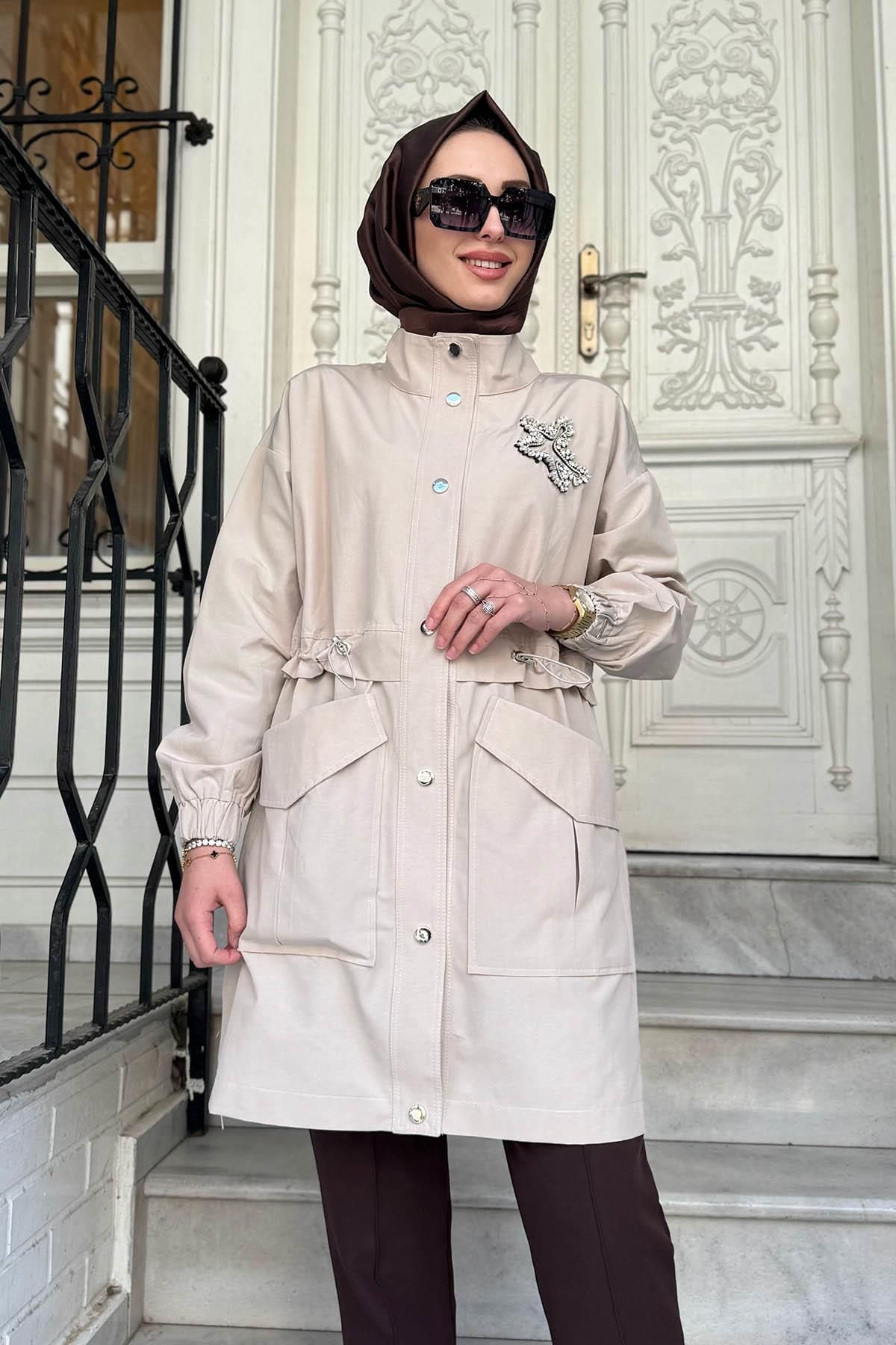 Moodbasic-Trench Mb25.69 Beige 3