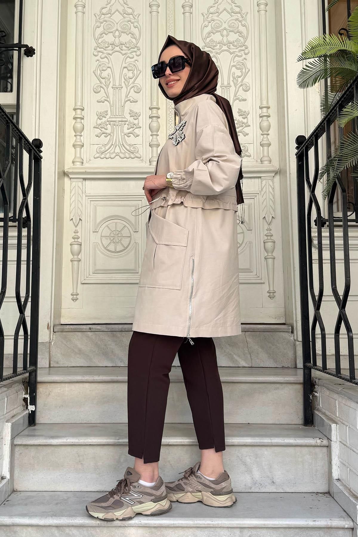 Moodbasic-Trench Mb25.69 Beige 2