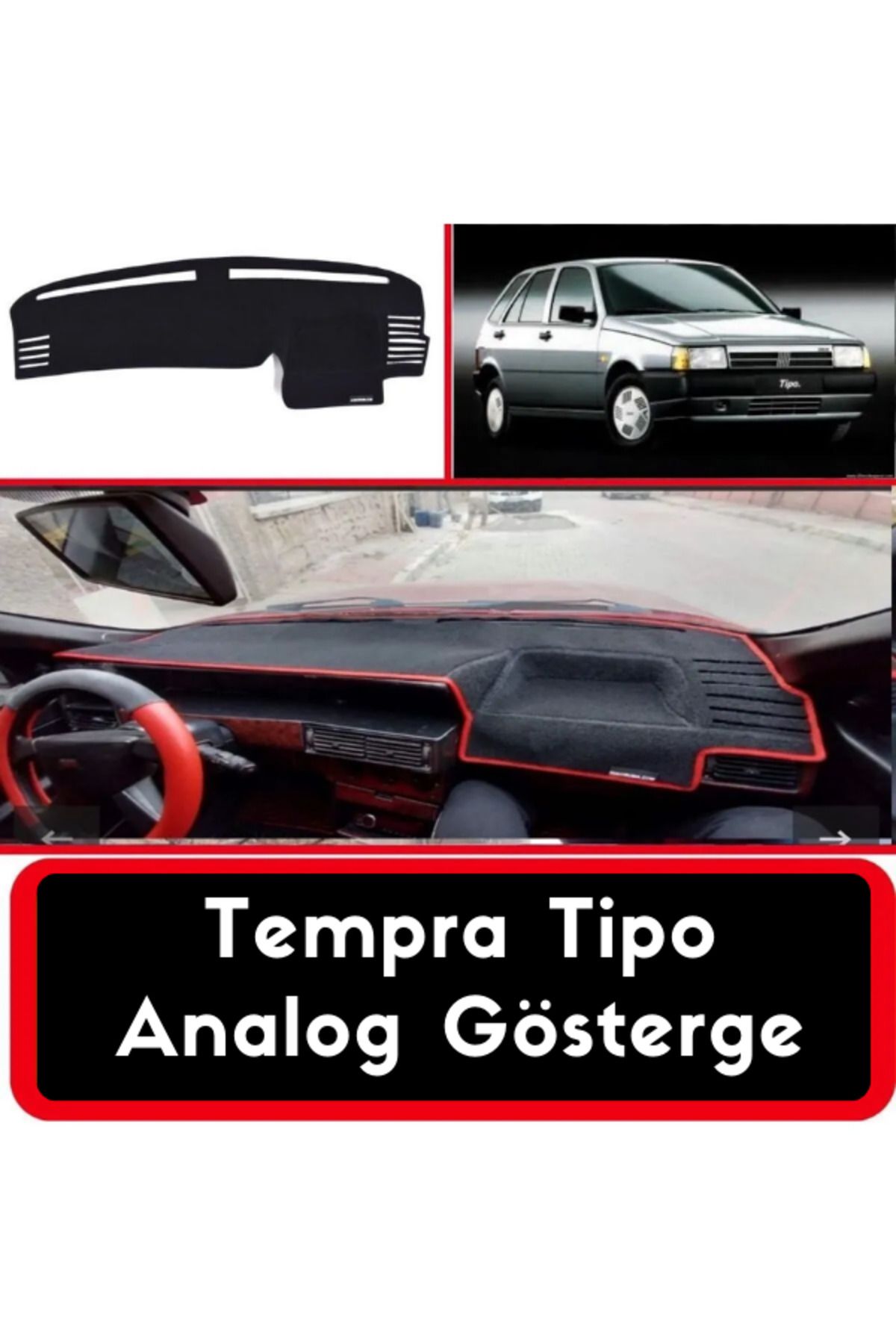 A3D TORPİDO KORUMA-Fiat Tipo / Tempra Special for Analog Indicator Torpedo Protection 3D Protective Case Covering 1