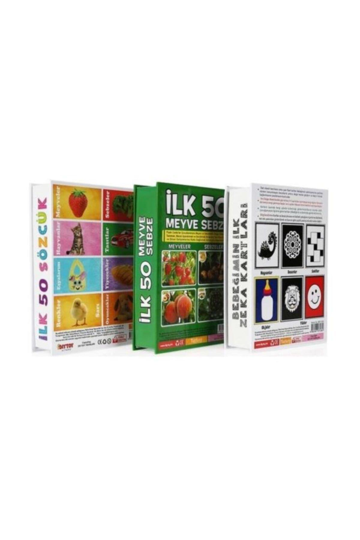 Diytoy 3'lü Flash Kart Seti (ilk 50 Sözcük Ilk Zeka Kartları Ve Ilk 50 Meyve Sebze) fotoğrafı 2 (önizleme)