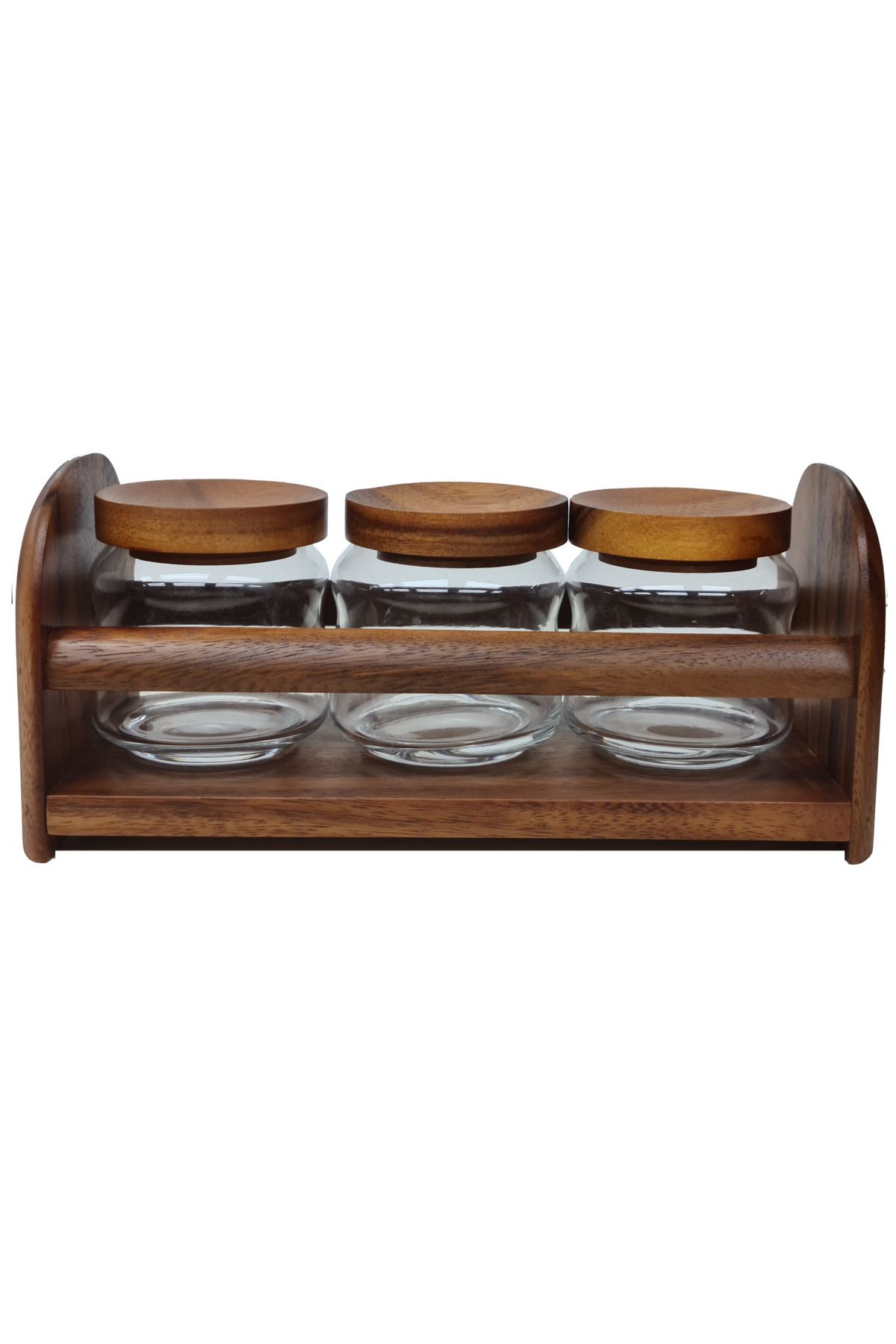 Billi-Multip-urpose Spice Rack Made Of Natural Thai Wood. 3 Pieces. 1