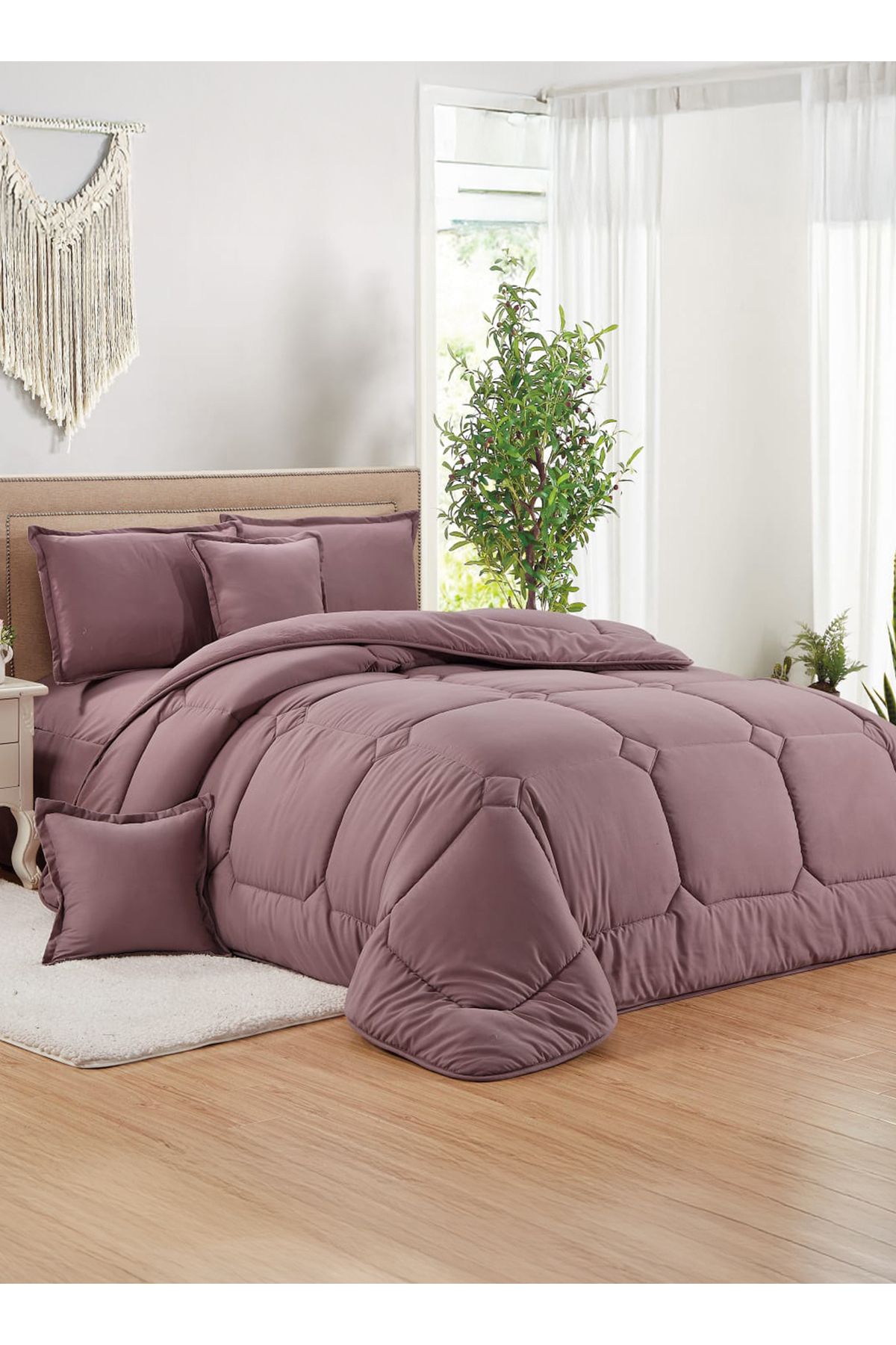 Generic-Comforter Set 4 Piece Single Size Elegant Bedspread Lightweight Comforter Suitable for All Seasons 1