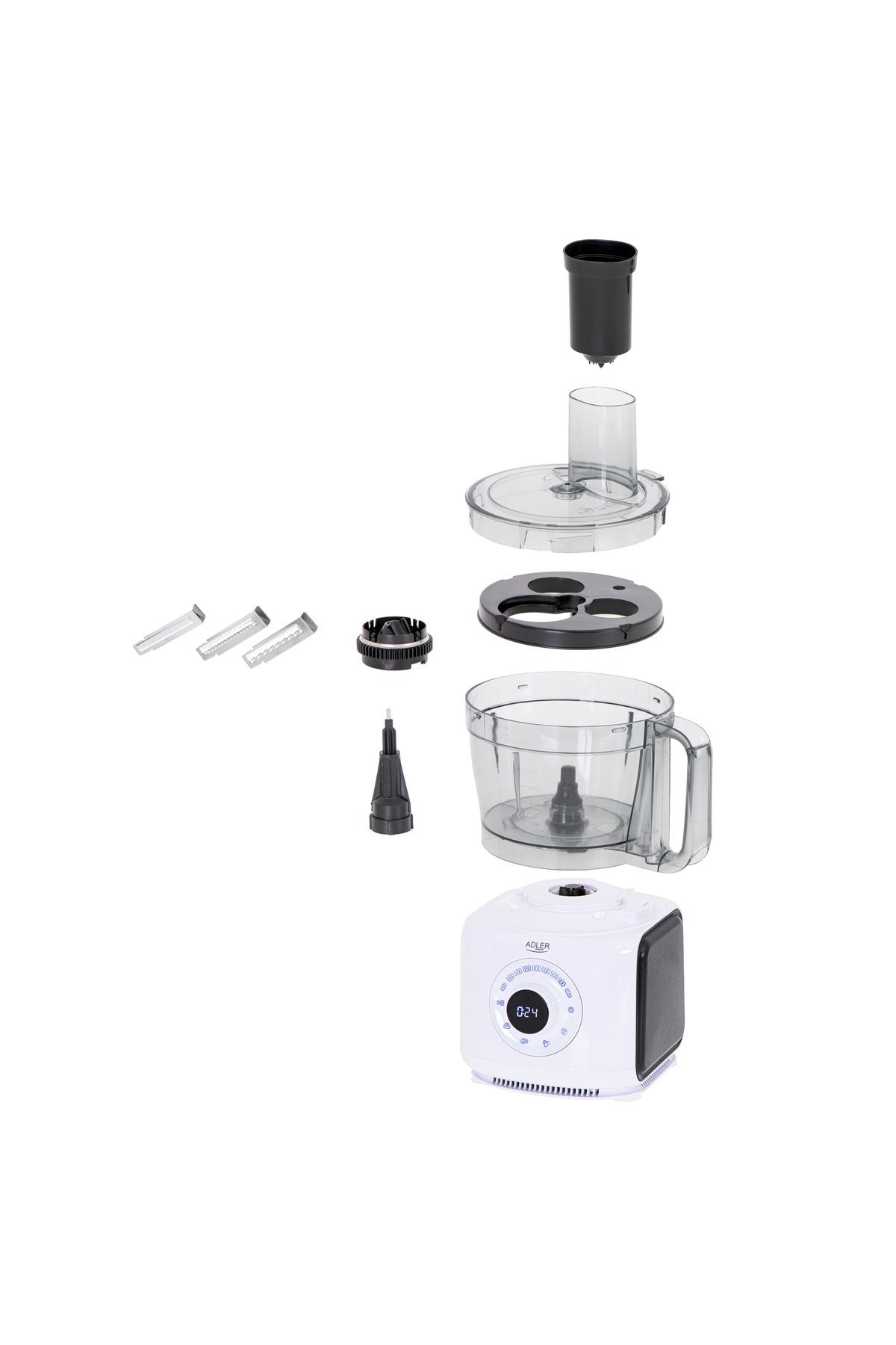 adler-AD 4224 food processor, 12 functions, 1000W, max power 2000W 4