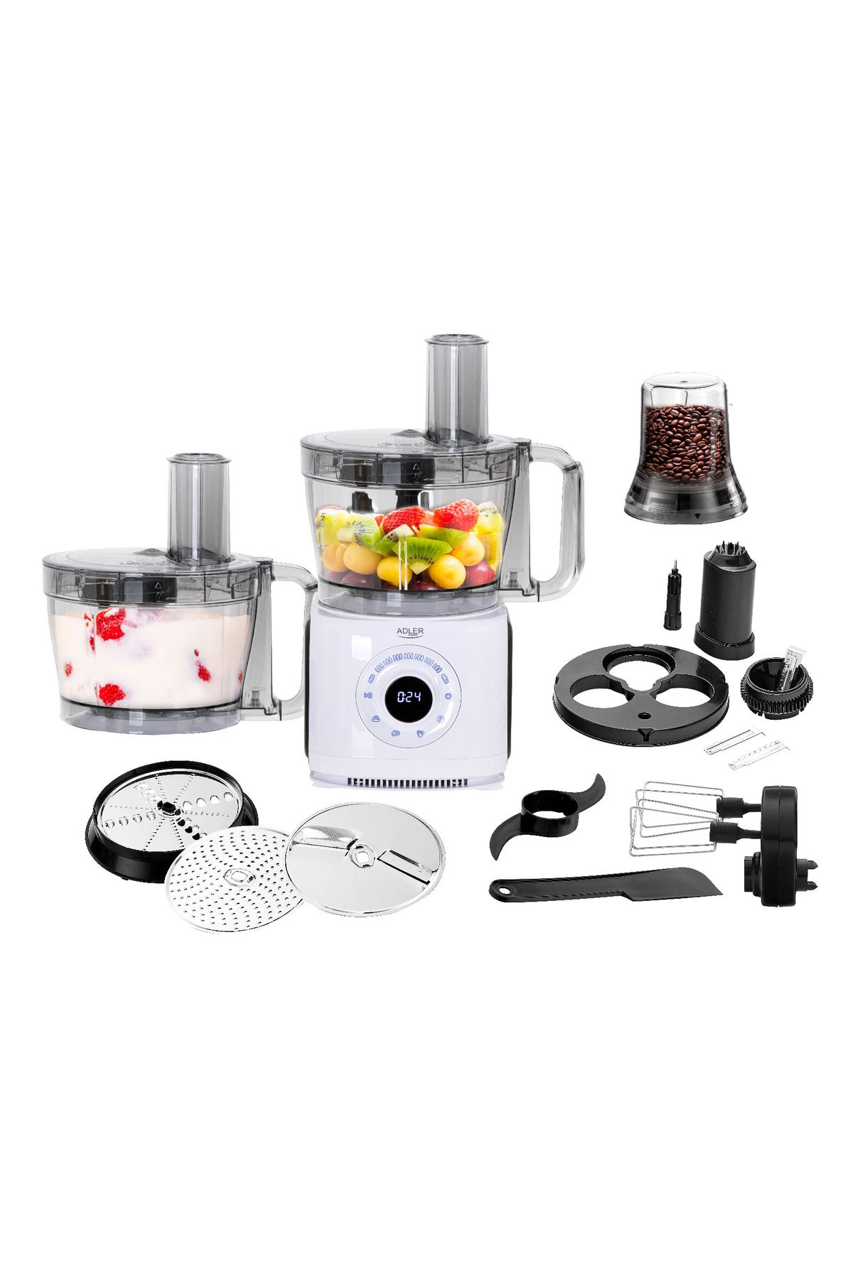 adler-AD 4224 food processor, 12 functions, 1000W, max power 2000W 18