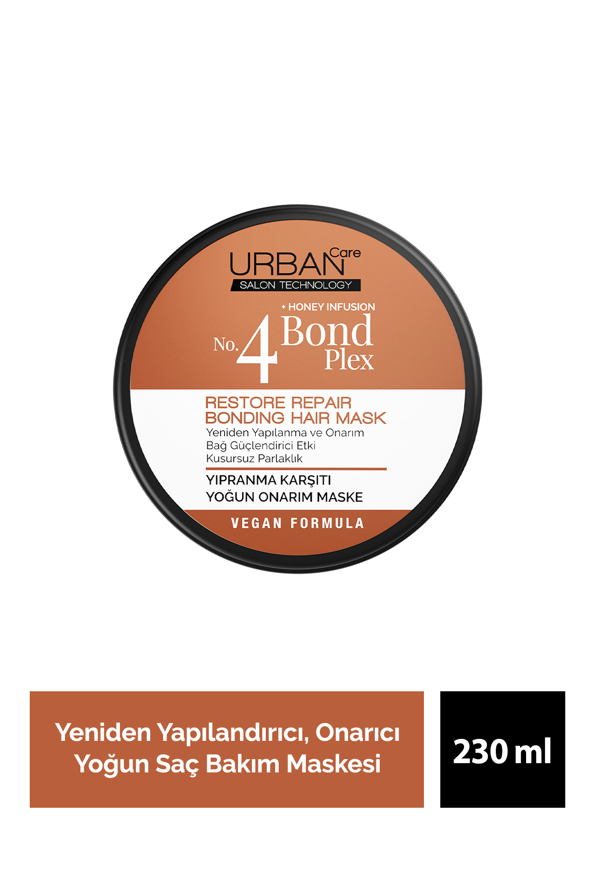 Urban Care No.4 Bond Plex Restore Repair Yıpranma Karşıtı Yoğun Onarım Maskesi 230 Ml-vegan