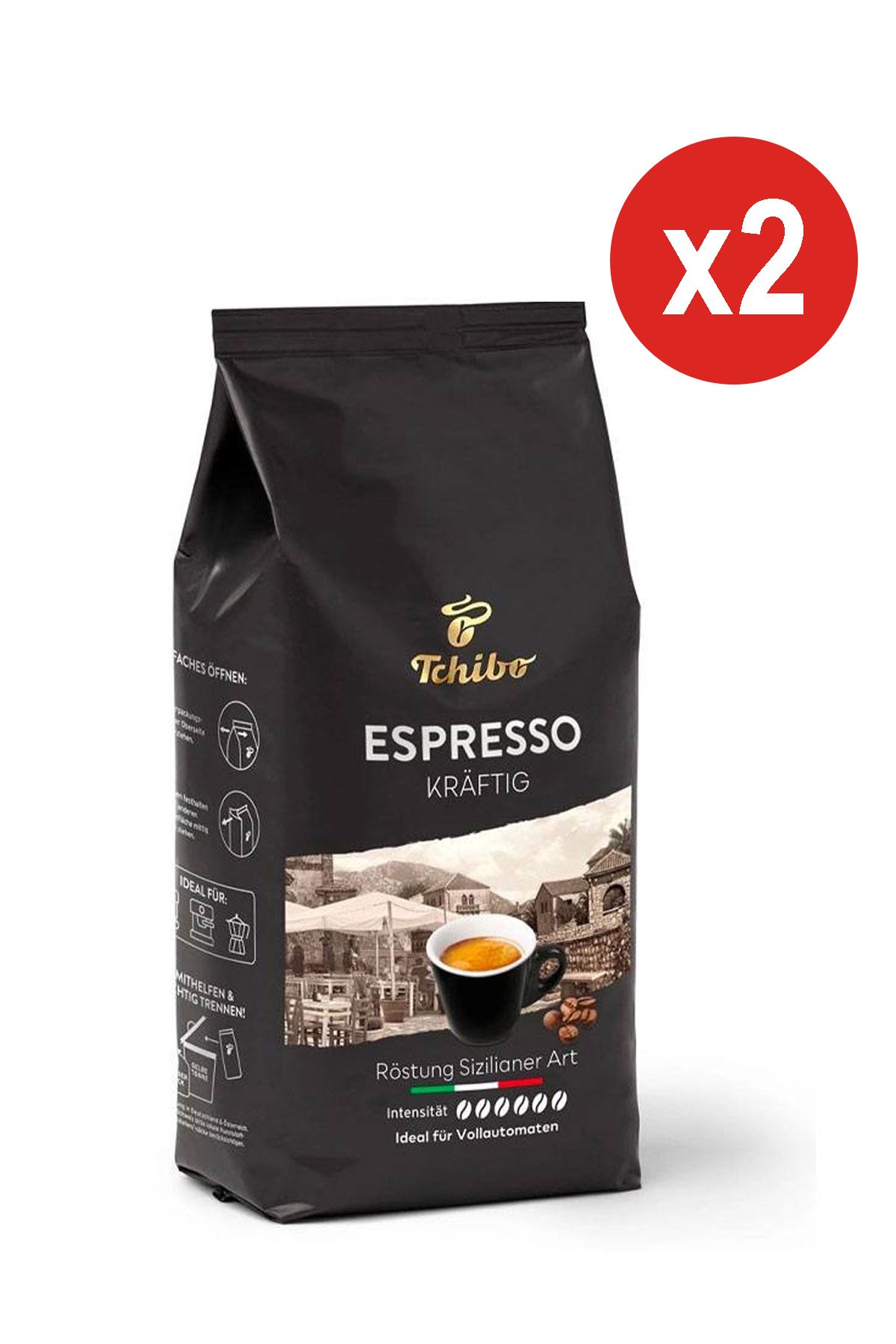 Tchibo Espresso Sicilia Style 1kg X 2 Buc - Whole Beans