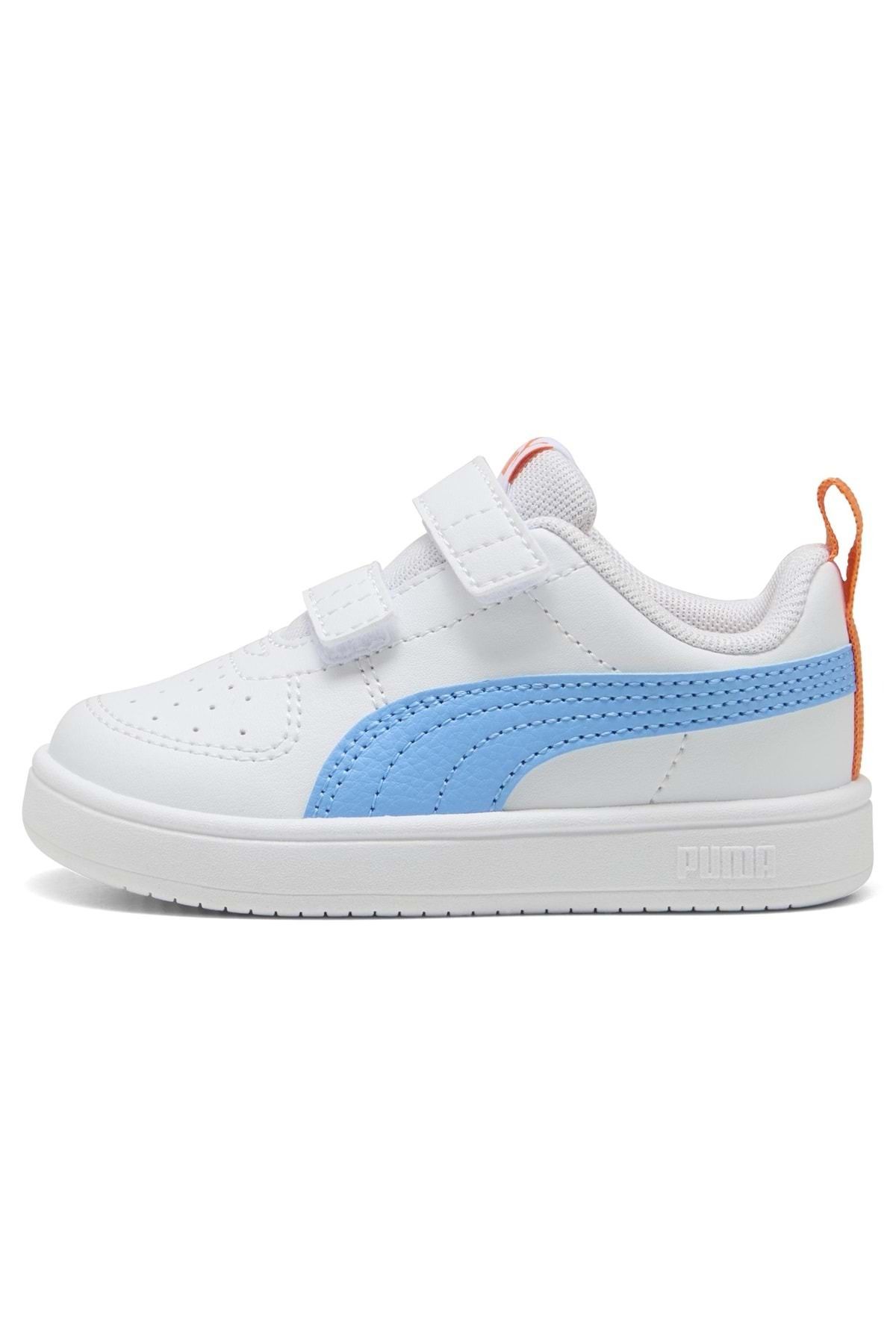 Rickie V Inf 391328-37 کفش ورزشی نوزاد ارتوپدی سفید-آبی Puma