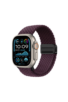 Genel Markalar Apple Watch Ultra 49mm Uyumlu Zore KRD-134 Örgü Tasarımlı Hası...