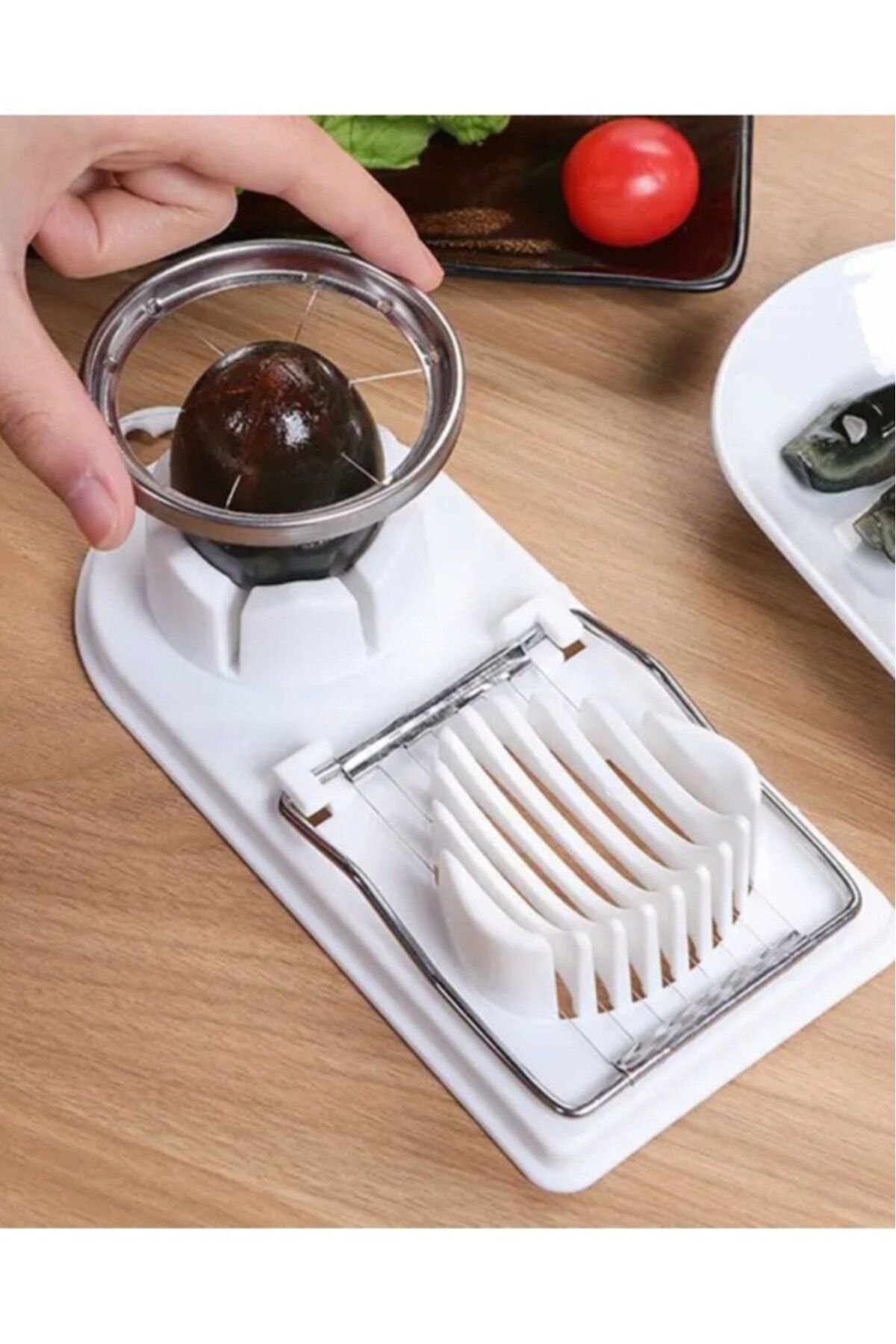 optana-Egg Slicer and Cutter with Dual Functions Perfect Egg Slicing Machine 5