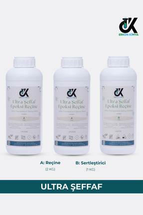 ERKON KİMYA Ultra Şeffaf Hobi Epoksi 3 Kg