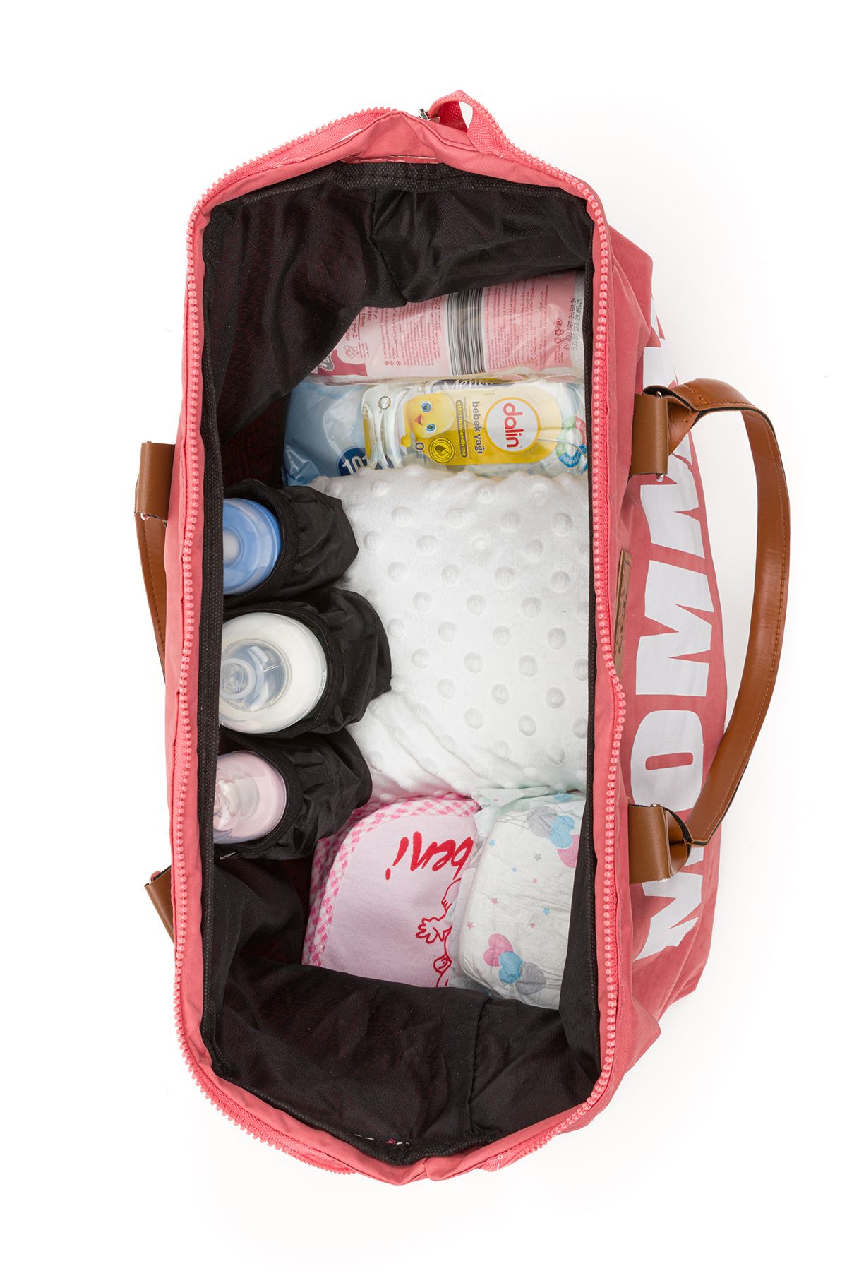 Yerli Baby-Mommy Bag Mother Baby Care Bag Thermal Feeding Bottle Holder 7