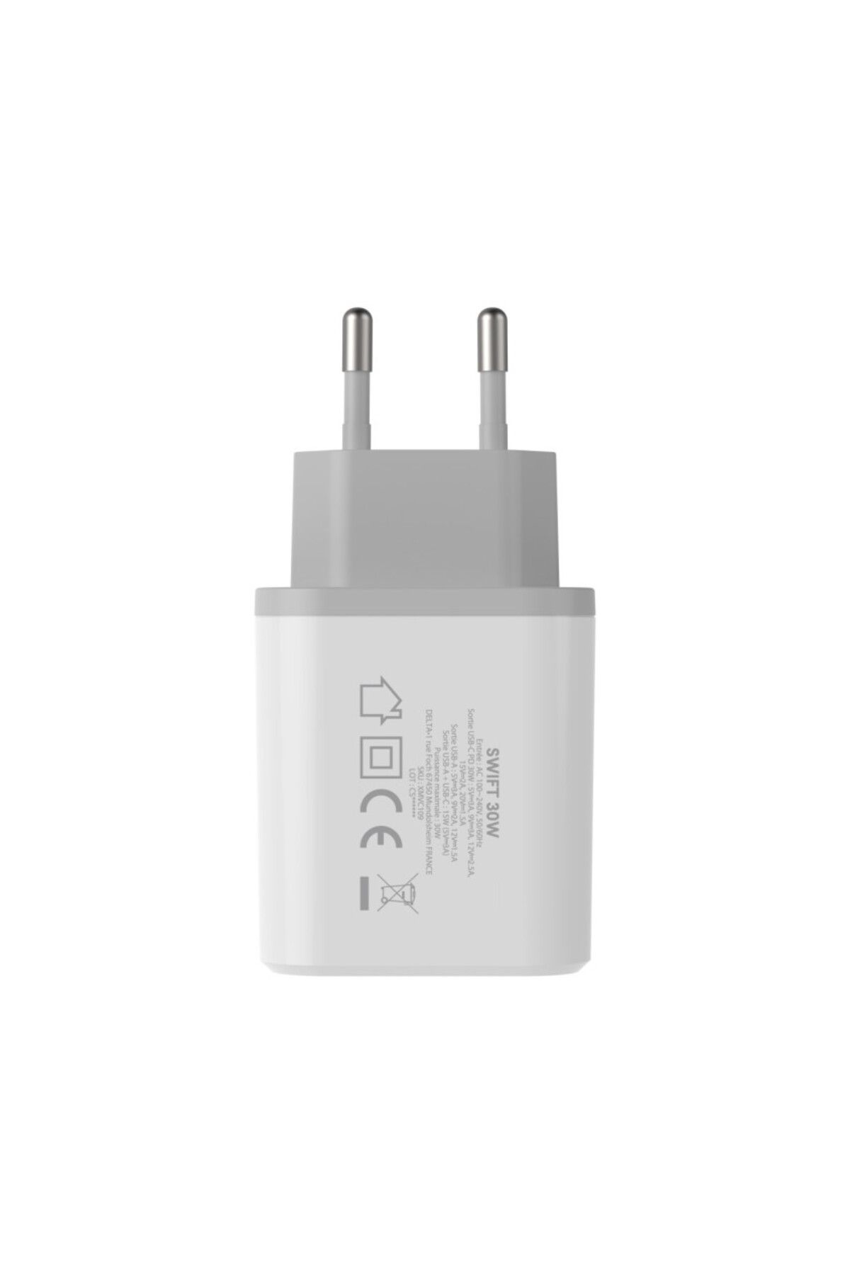 LİVOO-Nabíječka XMoove XMVC109, USB-A a USB-C, 30W 3