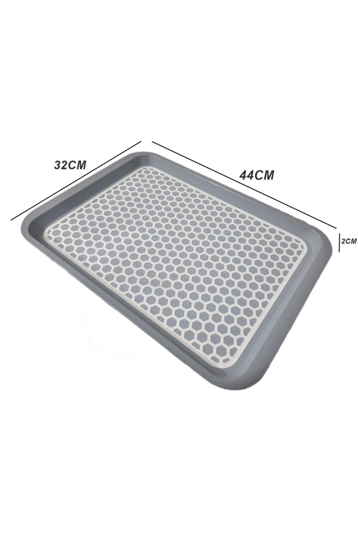 Geseus-Non-Slip Based Serving Tray Presentation Tray Large Size-1136-02 4