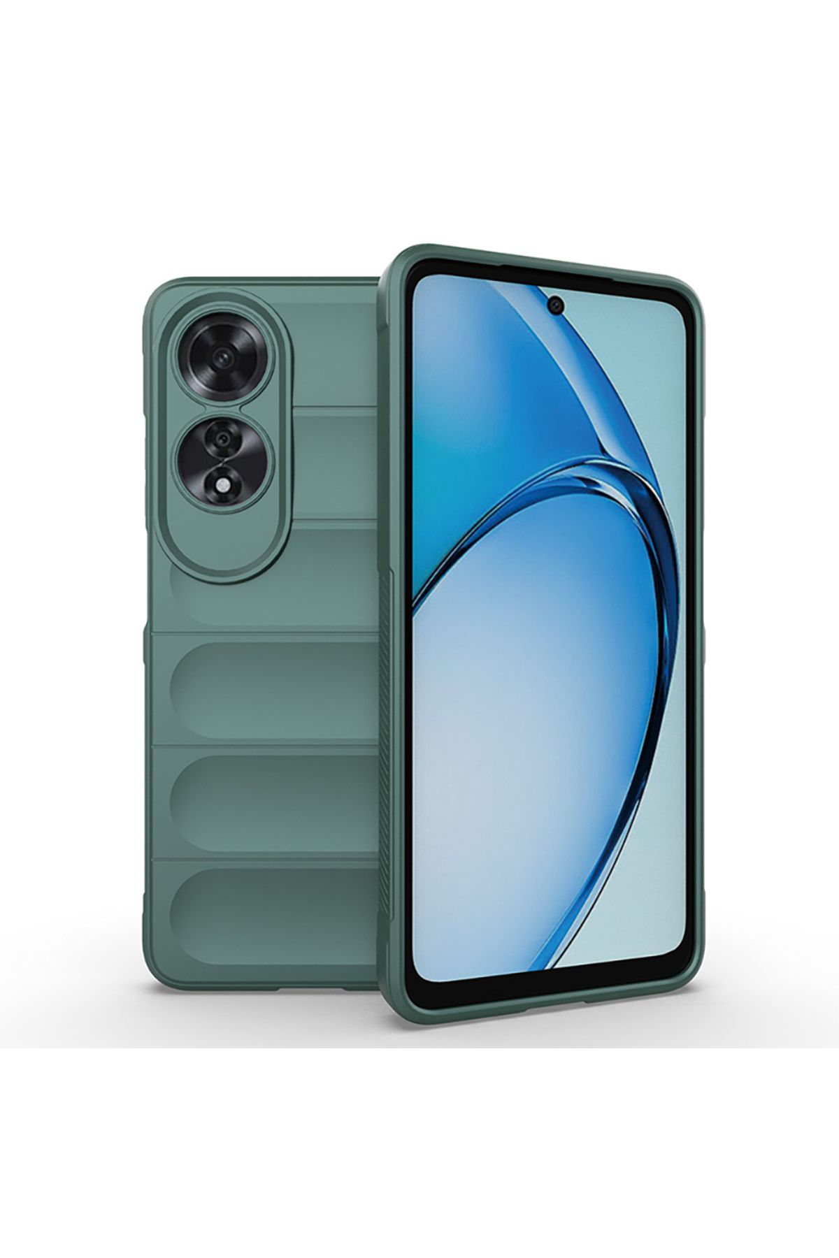 Coverzone Oppo A60 İle Uyumlu Kılıf TPU Oyuklu Arka Yüzey Z-Etnik Esnek O-tto Prime