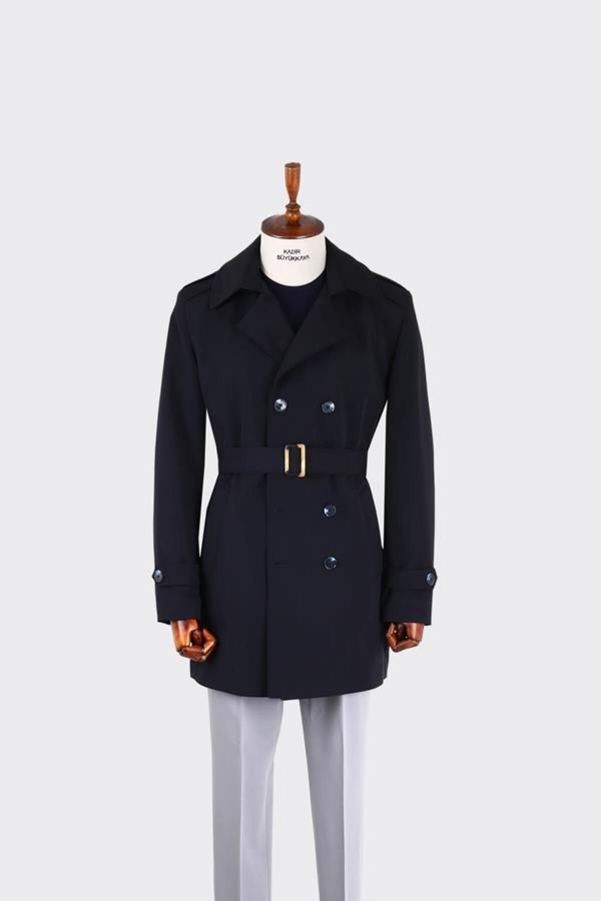Kadir Büyükkaya Erkek Trenç Coat-KAX9205W