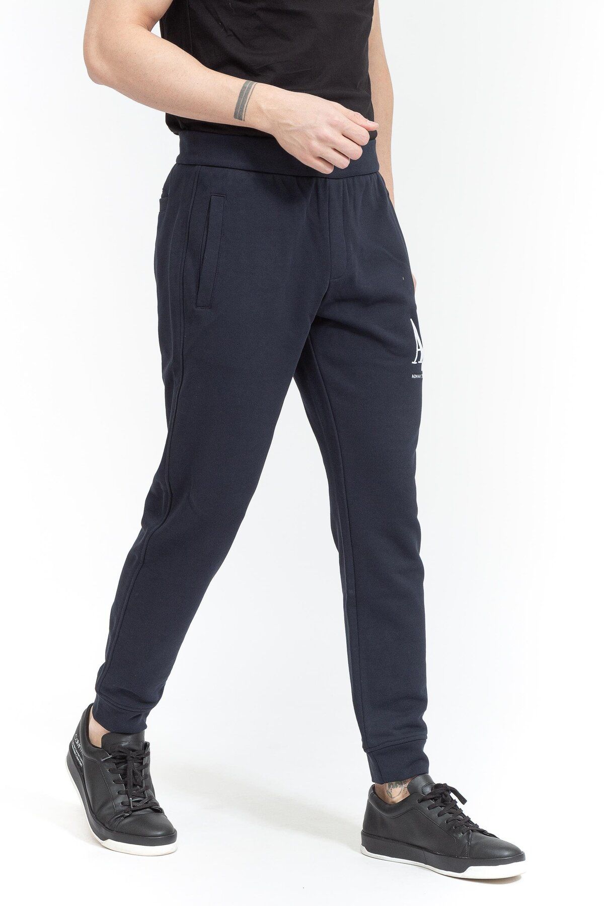شلوار گرمکن آبی مردانه لباس شش رنگ اورجینال Armani Exchange