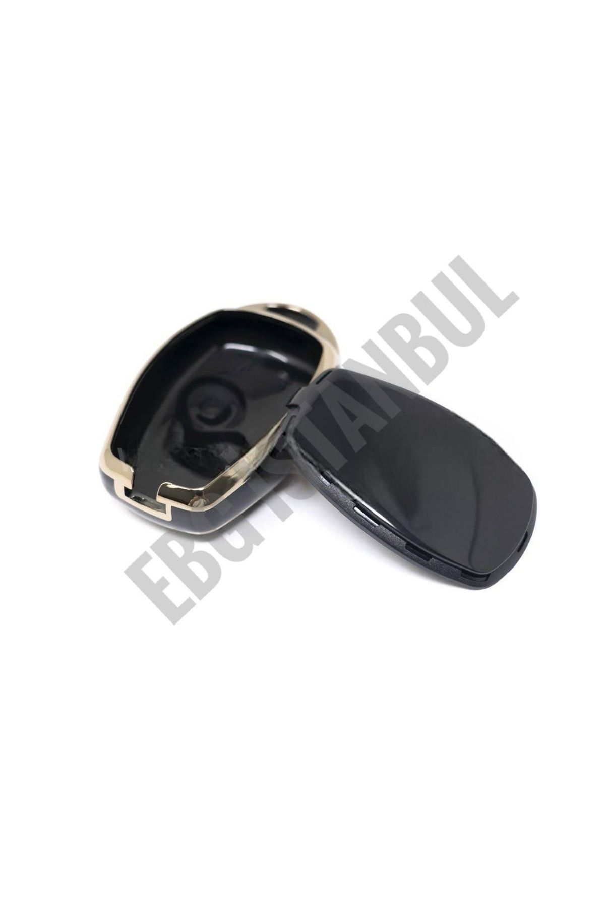 EBG İSTANBUL-Renault Clio 3 Dacia Duster 2 Button Black Auto Key Control Container Case 4