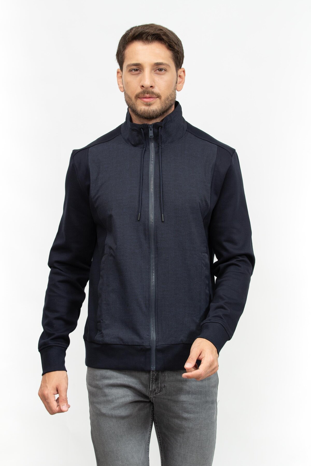 باس سویشرت زیپ‌دار مردانه