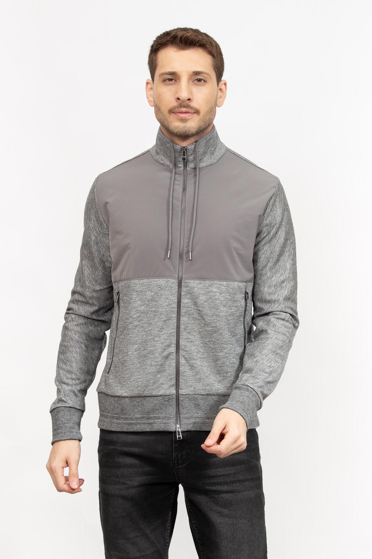 باس سویشرت زیپ‌دار مردانه