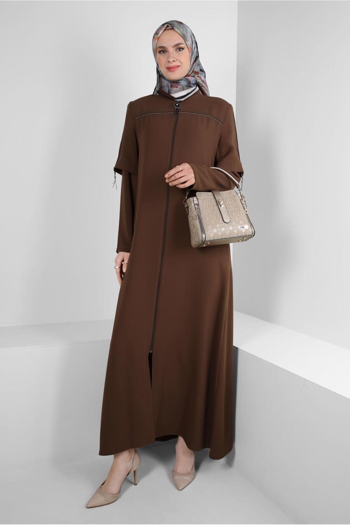 زیپ DETAILED یقه MAJOR TOPCOAT 10742 Alvina