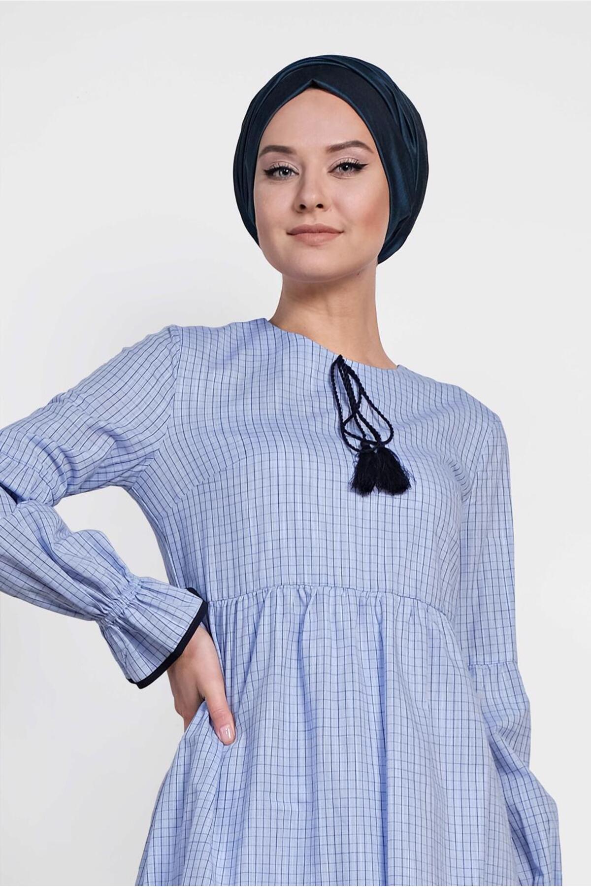 آلوینا تونیک طرح‌دار مربعی طرح‌دار ۴۱۶۰