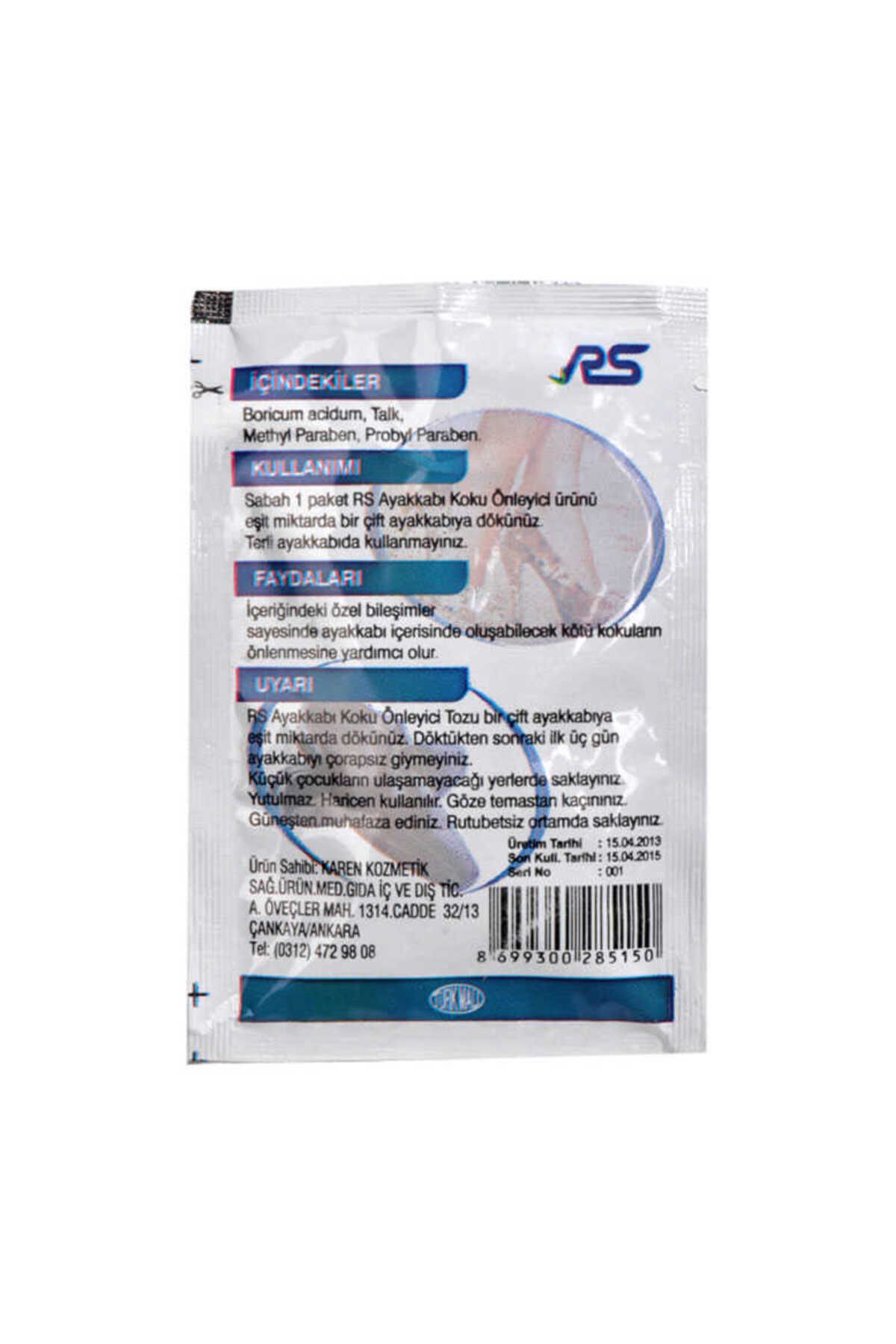 swilex Ayak Kokusu Önleyici Toz 10 Gr Paket
