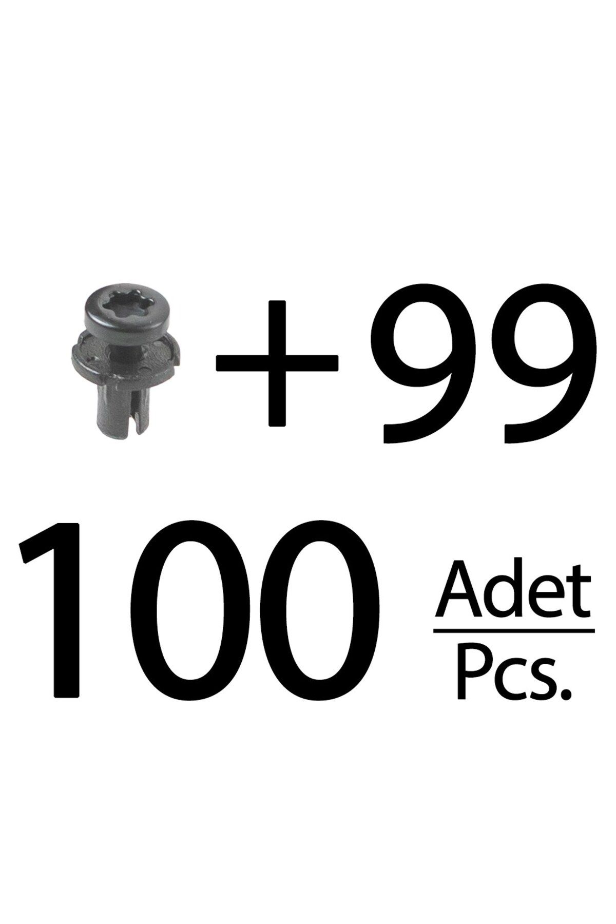 ALPHA AUTO PART Citroen, Renault, Peugeot için Tampon Klipsi-Kısa- 100'lü
