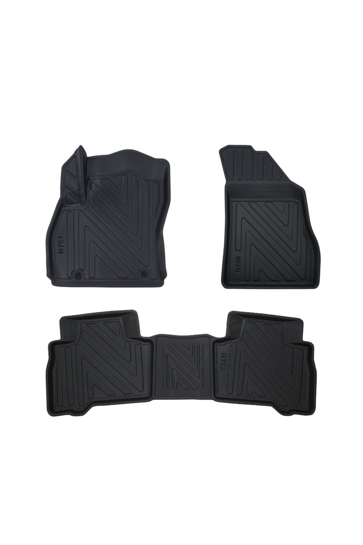 cararts Citroen Nemo 2007 Sonrası 4D Havuzlu Paspas Takımı