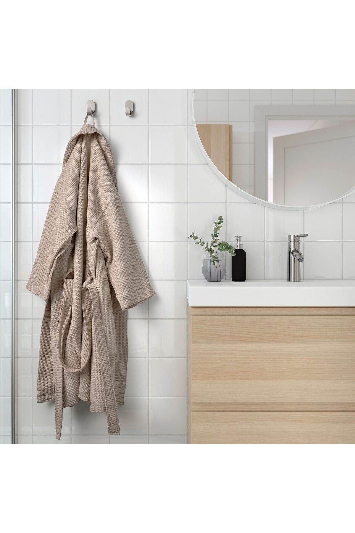 IKEA-BJÄLVEN Bath robe, beige, L/XL 6