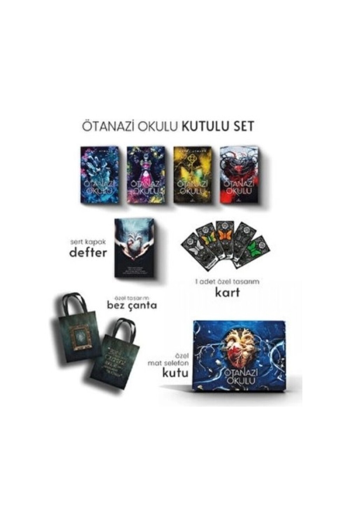 Ephesus Yayınları Ötanazi Okulu 4 Kitaplık Kutulu Set - Maral
