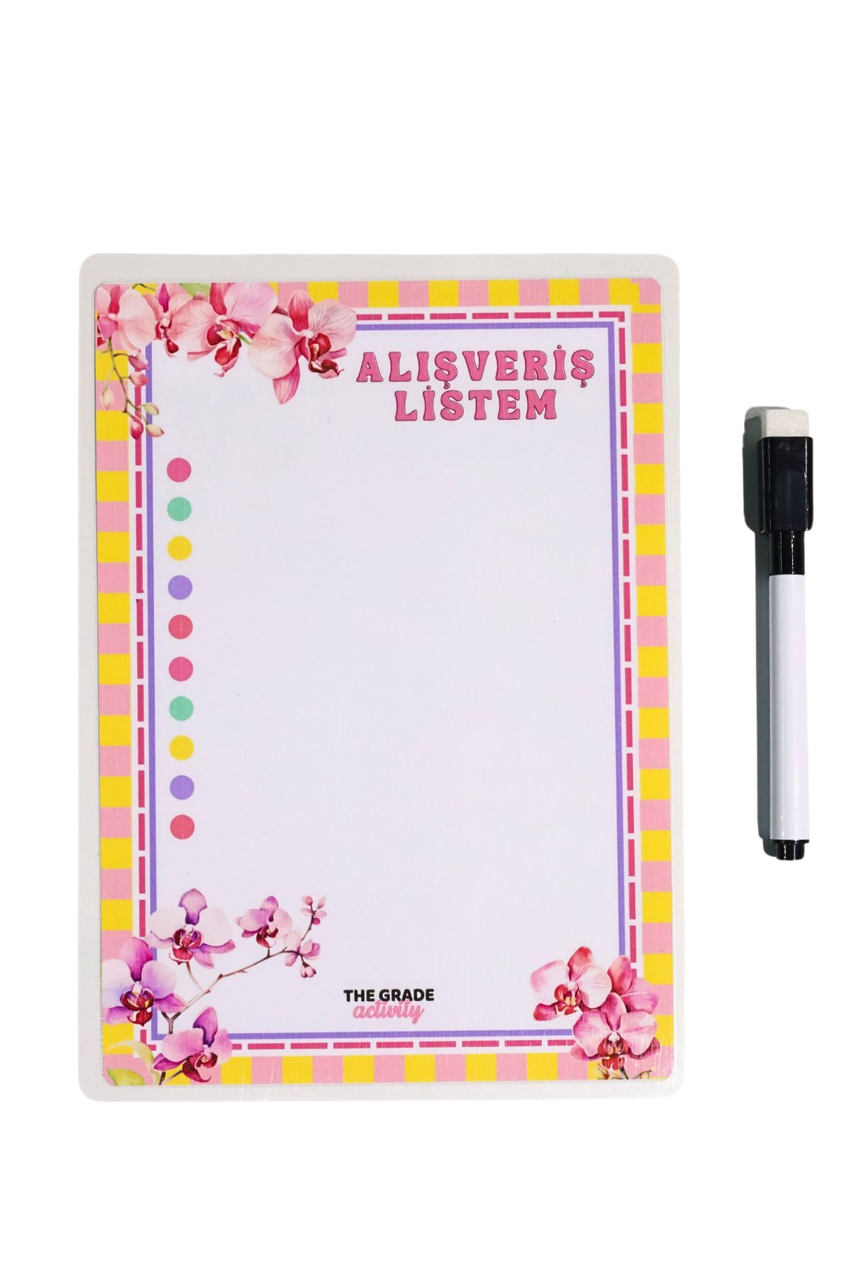 The Grade-Summer-Sil Notepad.Shopping List.Fridge Notepad.Magnetic Refrigerator Notepad.Magnet Notepad.21X15Cm 6